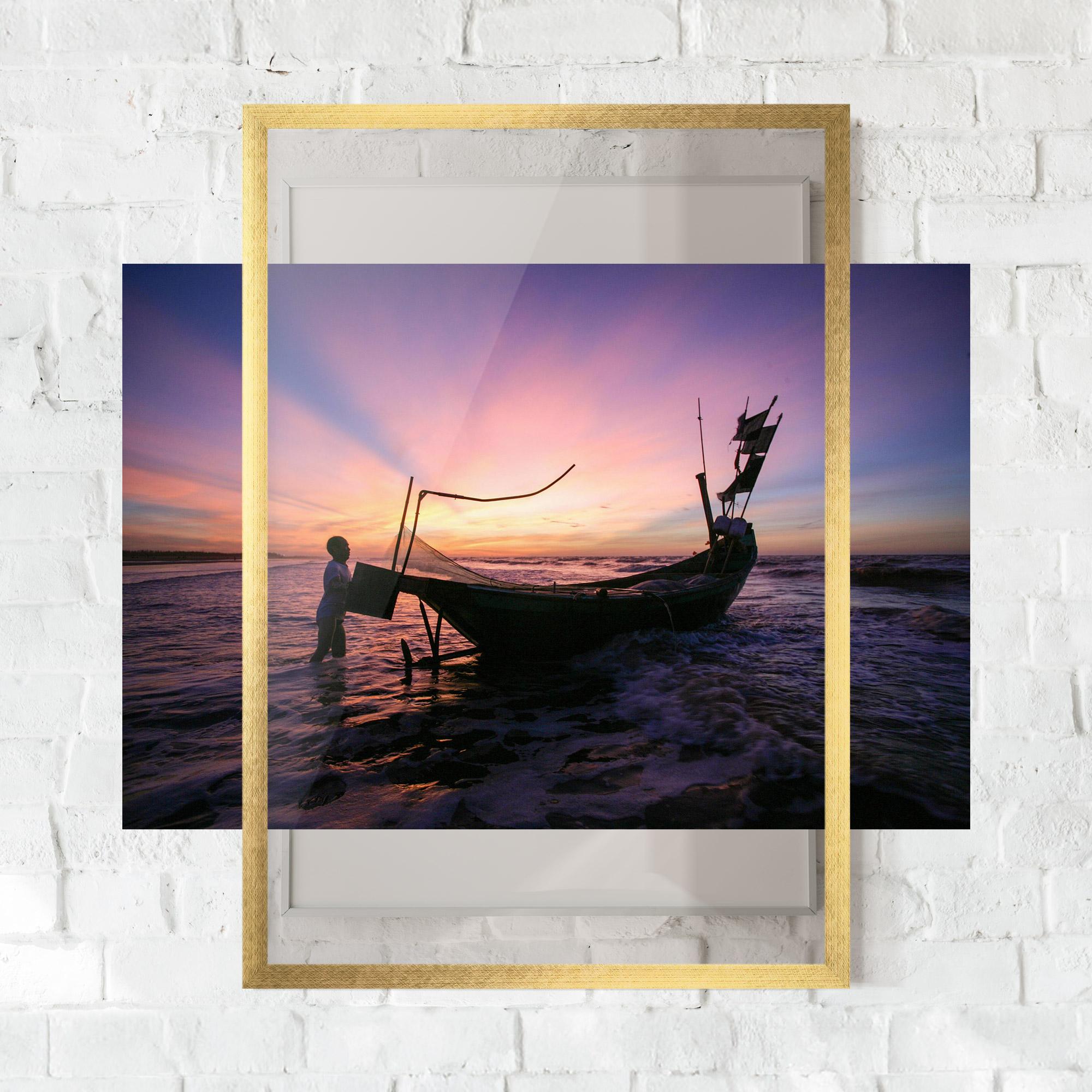 Plakat w Ramie Sailor At Dawn mockup 0