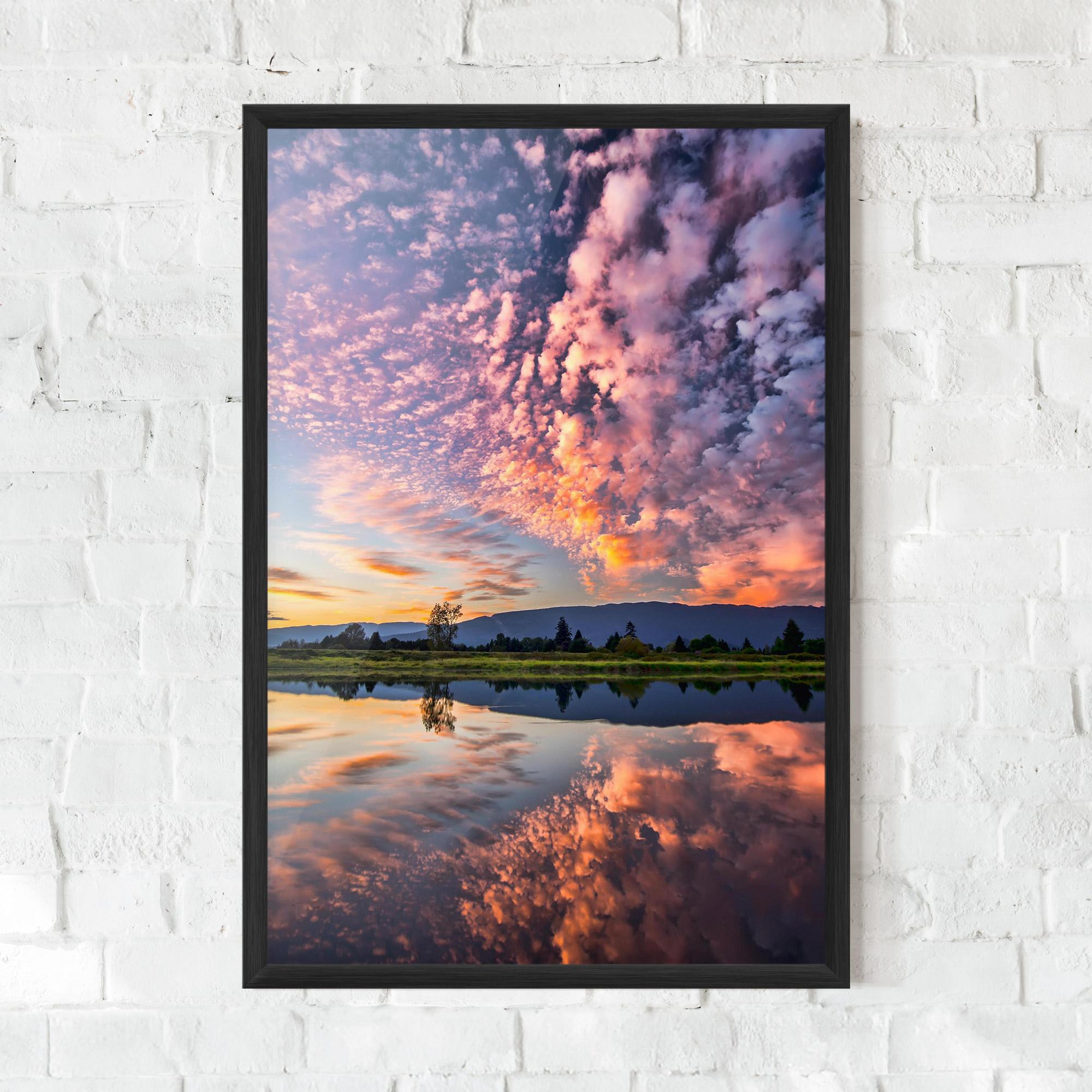 Plakat w Ramie Beautiful Sky mockup 0
