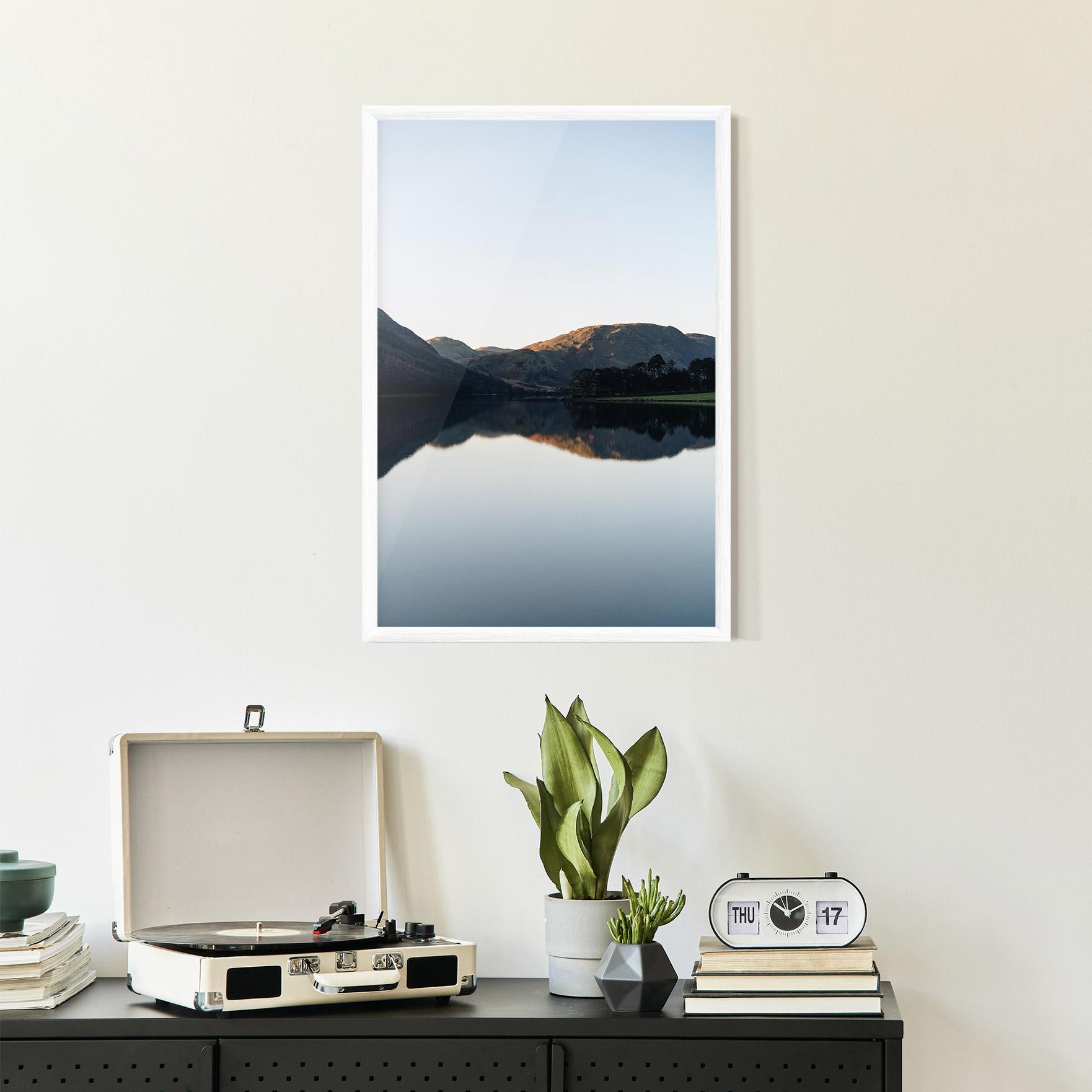 Plakat w Ramie Nice Lake mockup 2