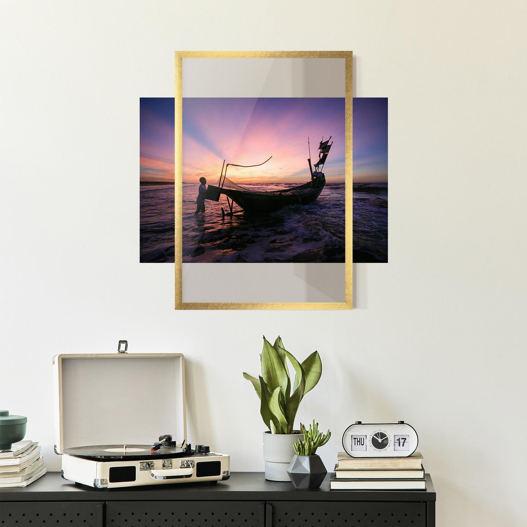 Plakat w Ramie Sailor At Dawn mockup 2