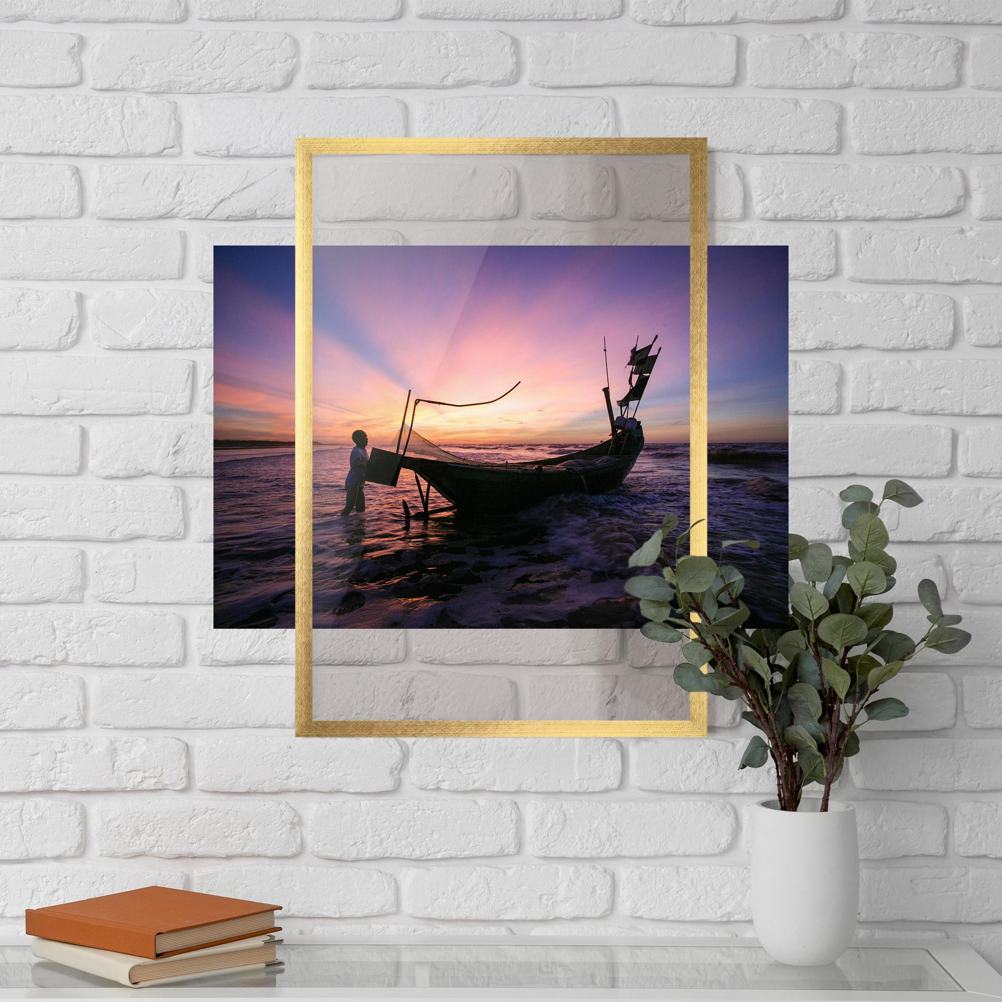 Plakat w Ramie Sailor At Dawn mockup 5