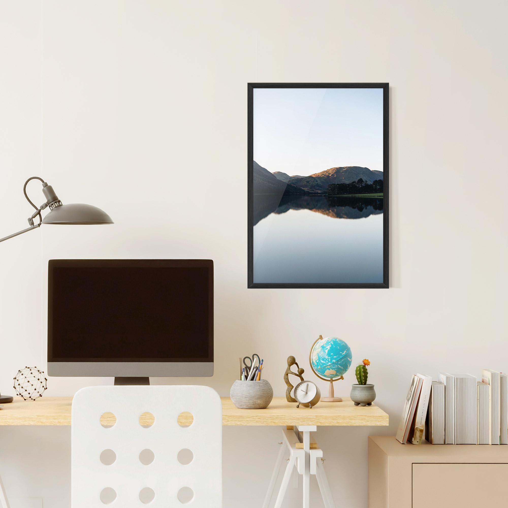 Plakat w Ramie Nice Lake mockup 6