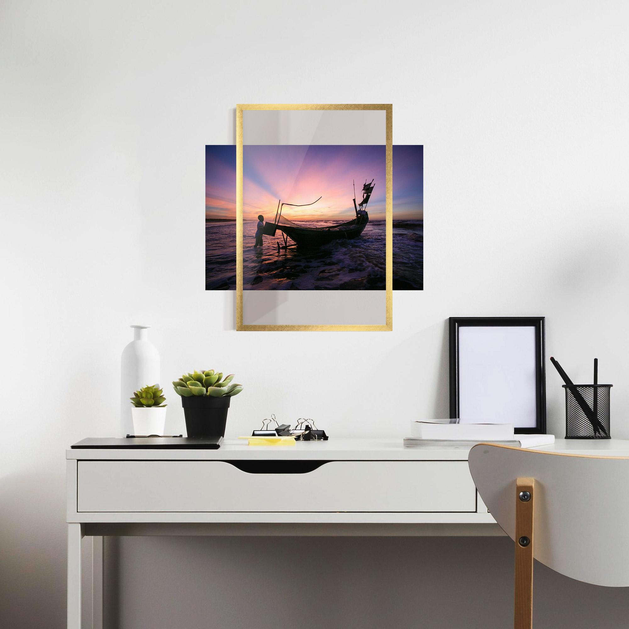 Plakat w Ramie Sailor At Dawn mockup 7