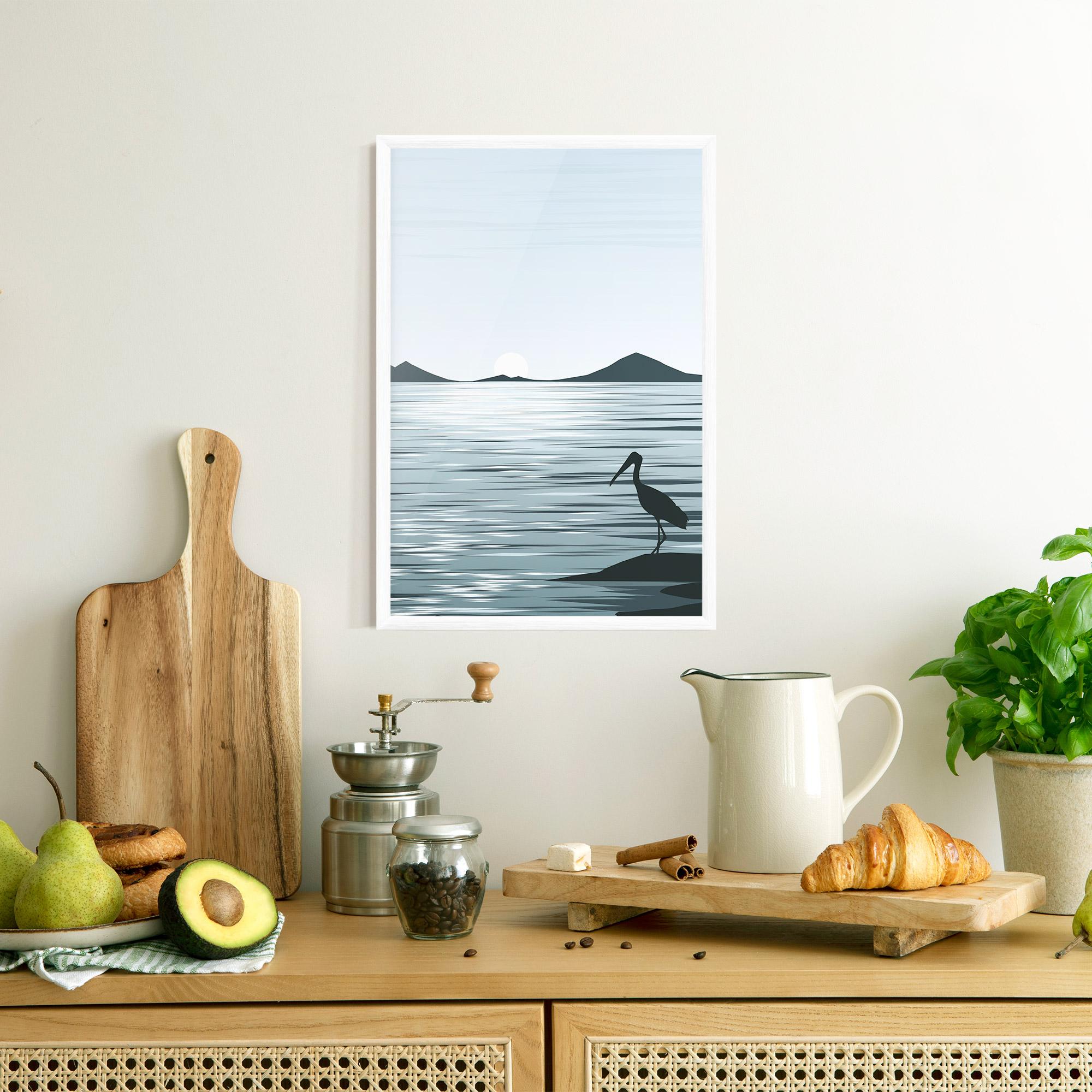 Plakat w Ramie Sparkling Lake mockup 8