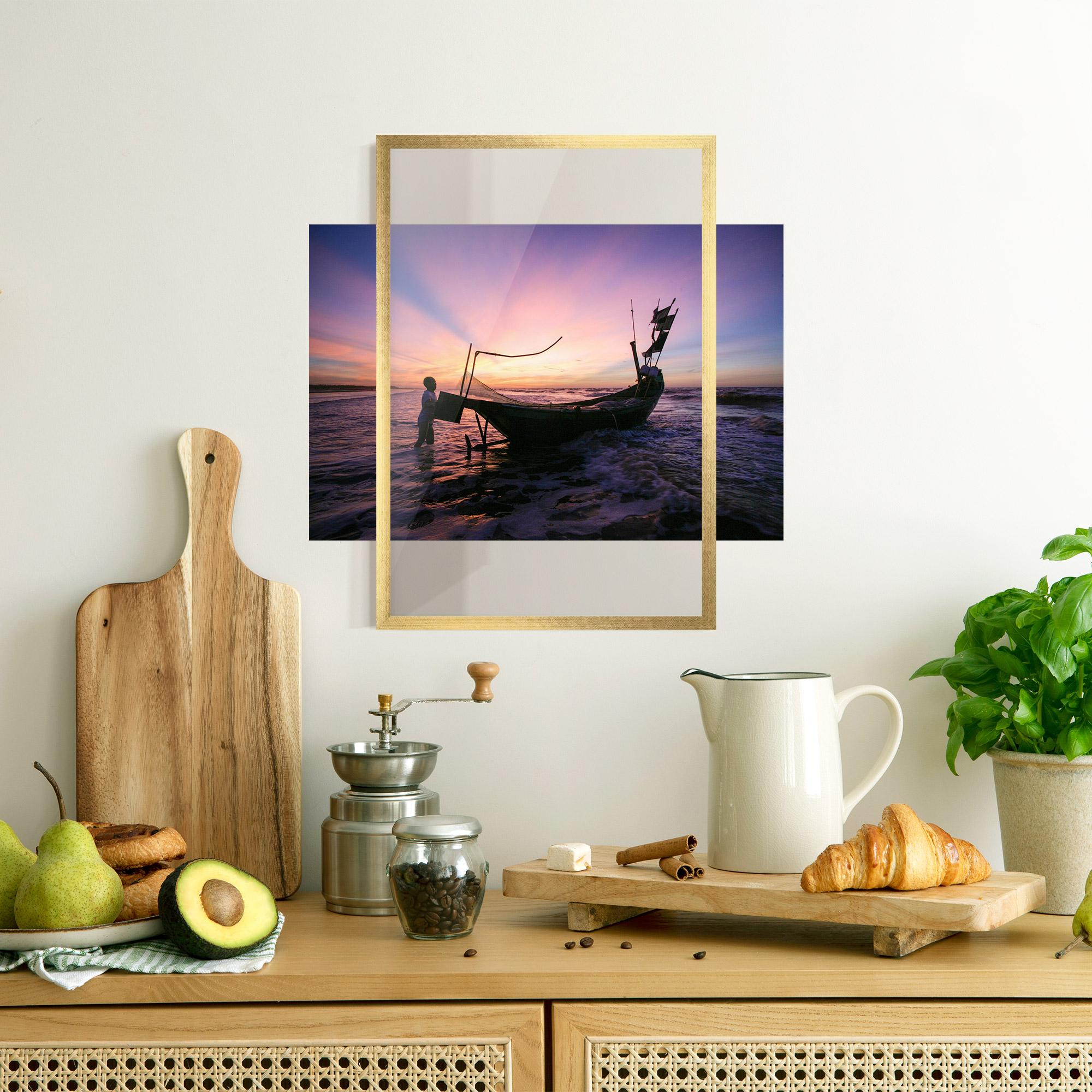 Plakat w Ramie Sailor At Dawn mockup 8