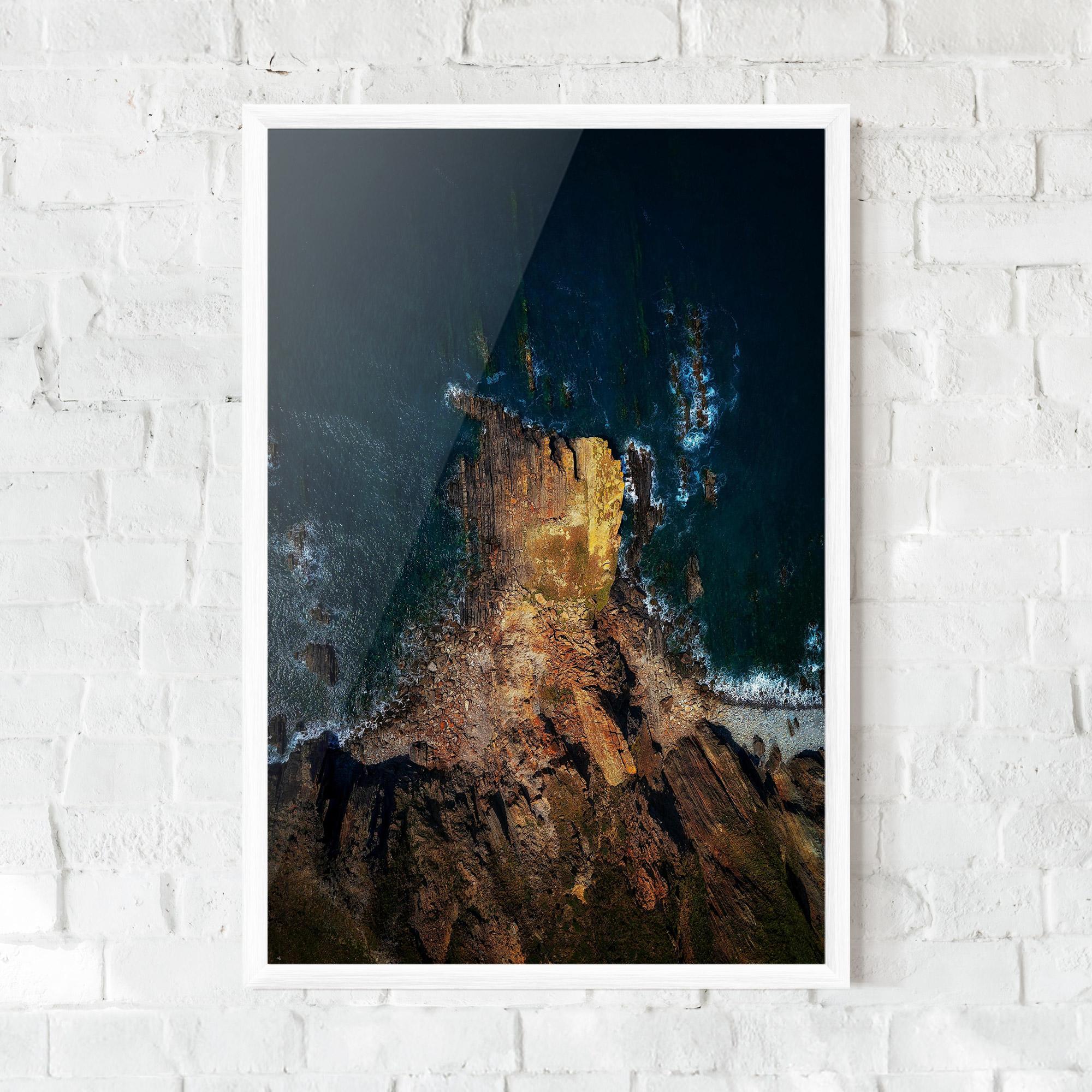 Plakat w Ramie Rocks And Water mockup 0