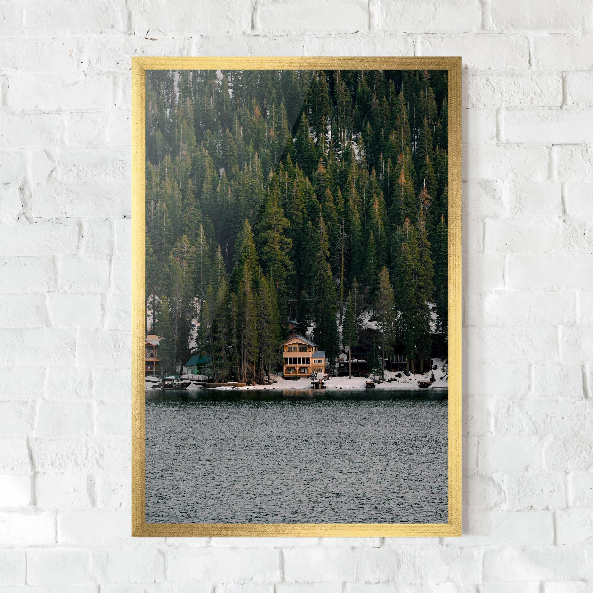 Plakat w Ramie Peacefull Place mockup 0