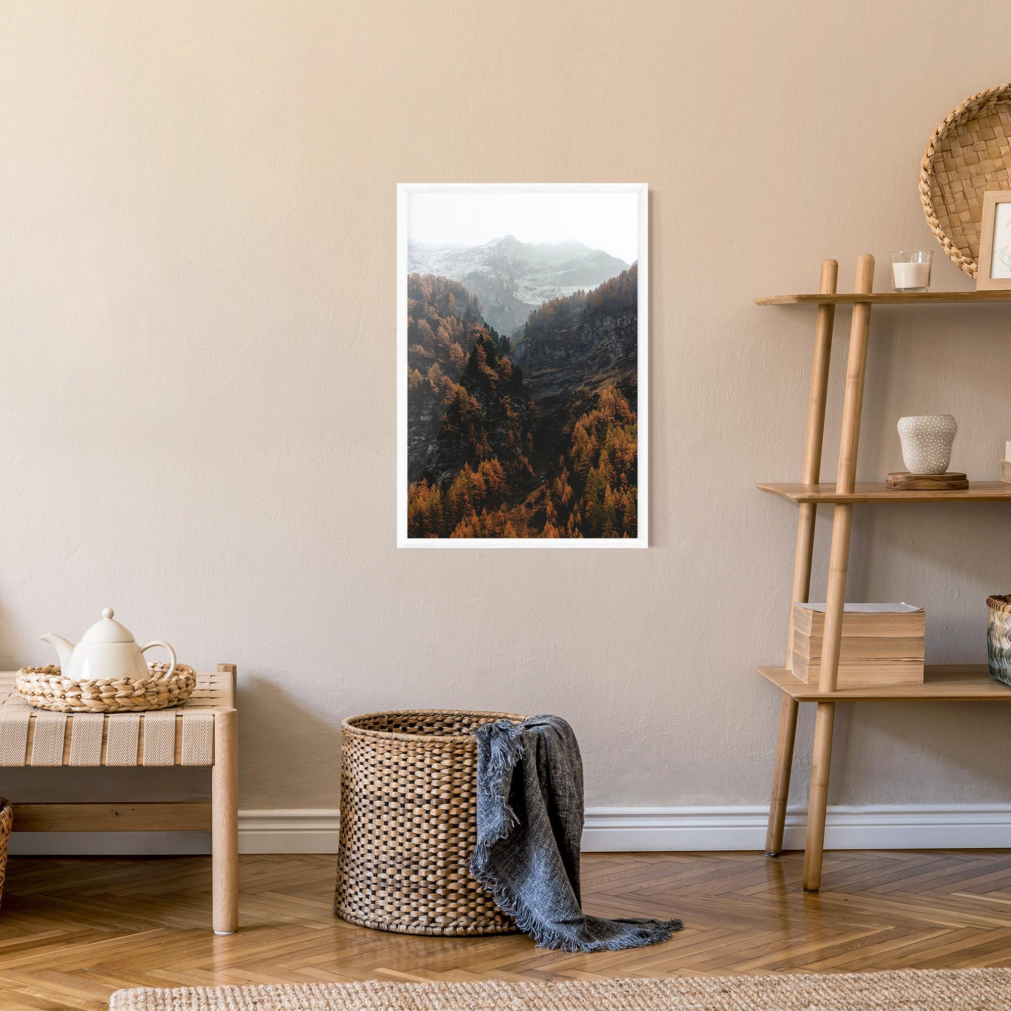 Plakat w Ramie Autumn Mountain mockup 9