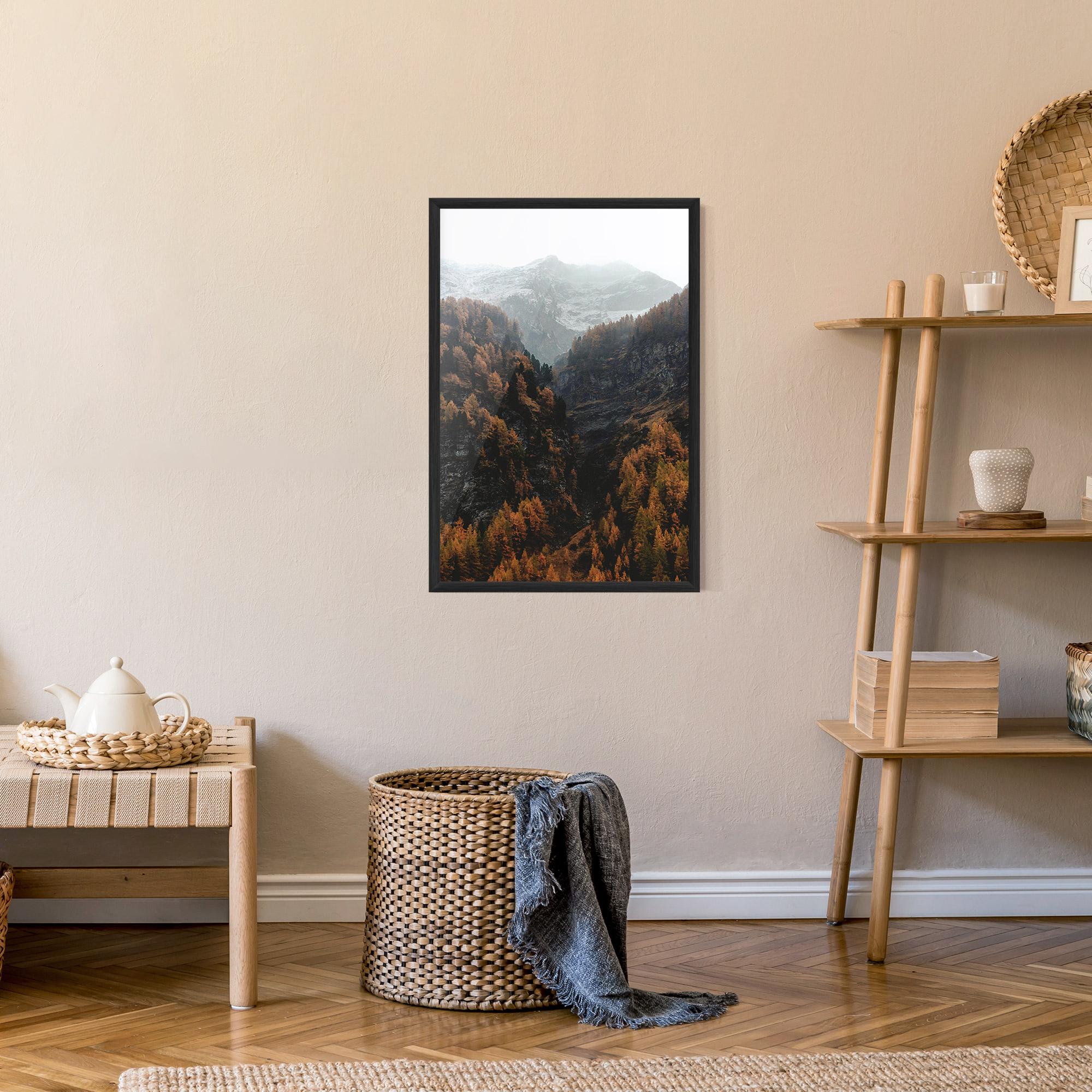 Plakat w Ramie Autumn Mountain mockup 9