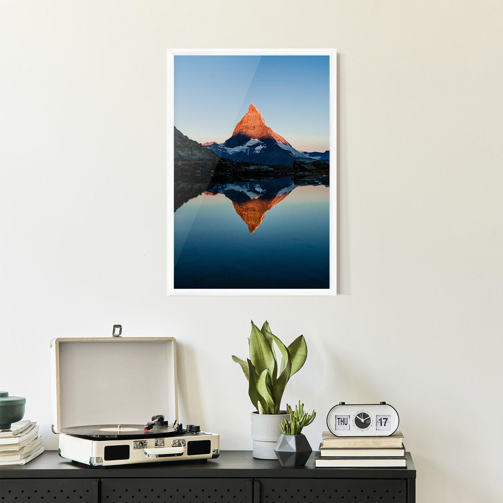 Plakat w Ramie Mirror Mountain mockup 2