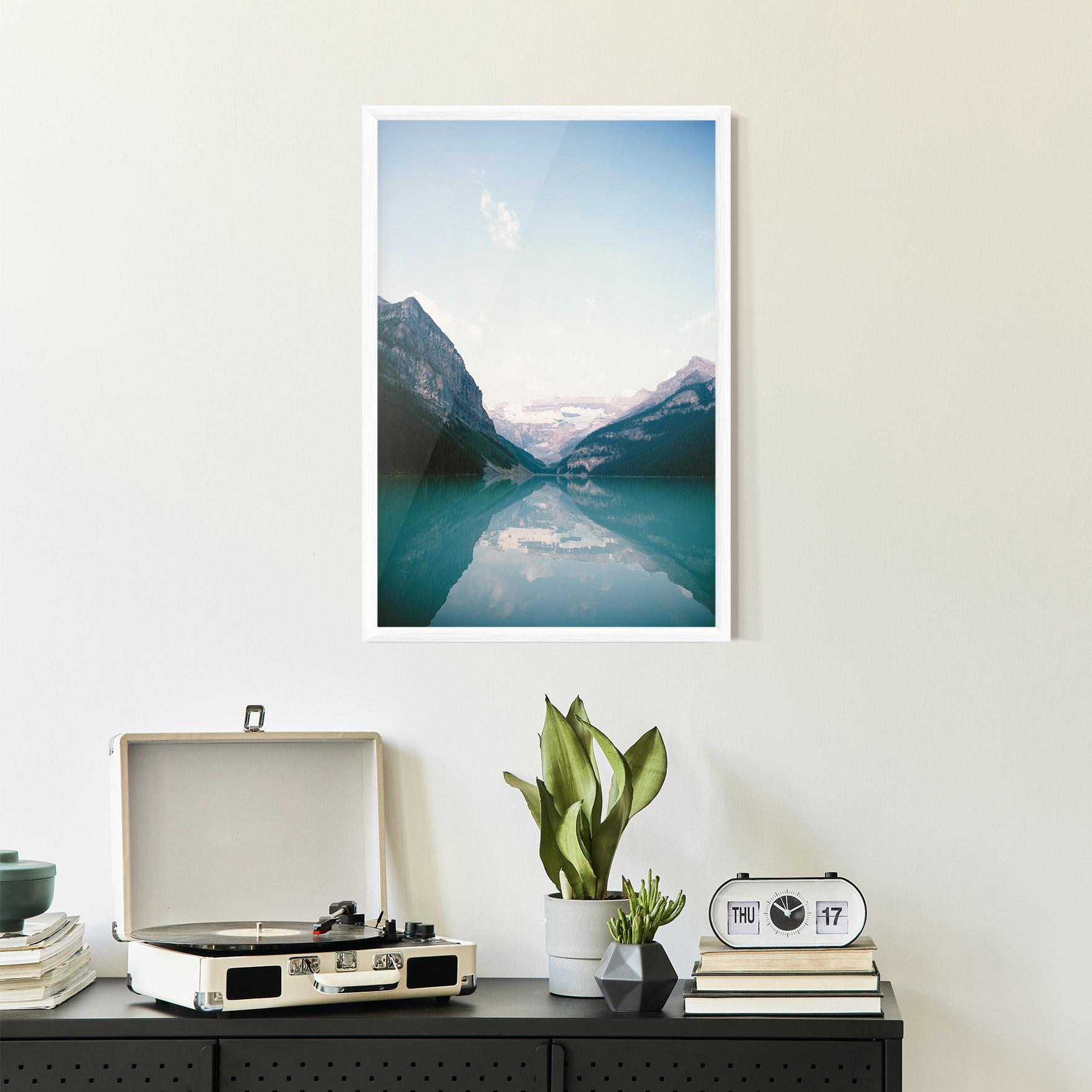 Plakat w Ramie Mountain Valley mockup 2