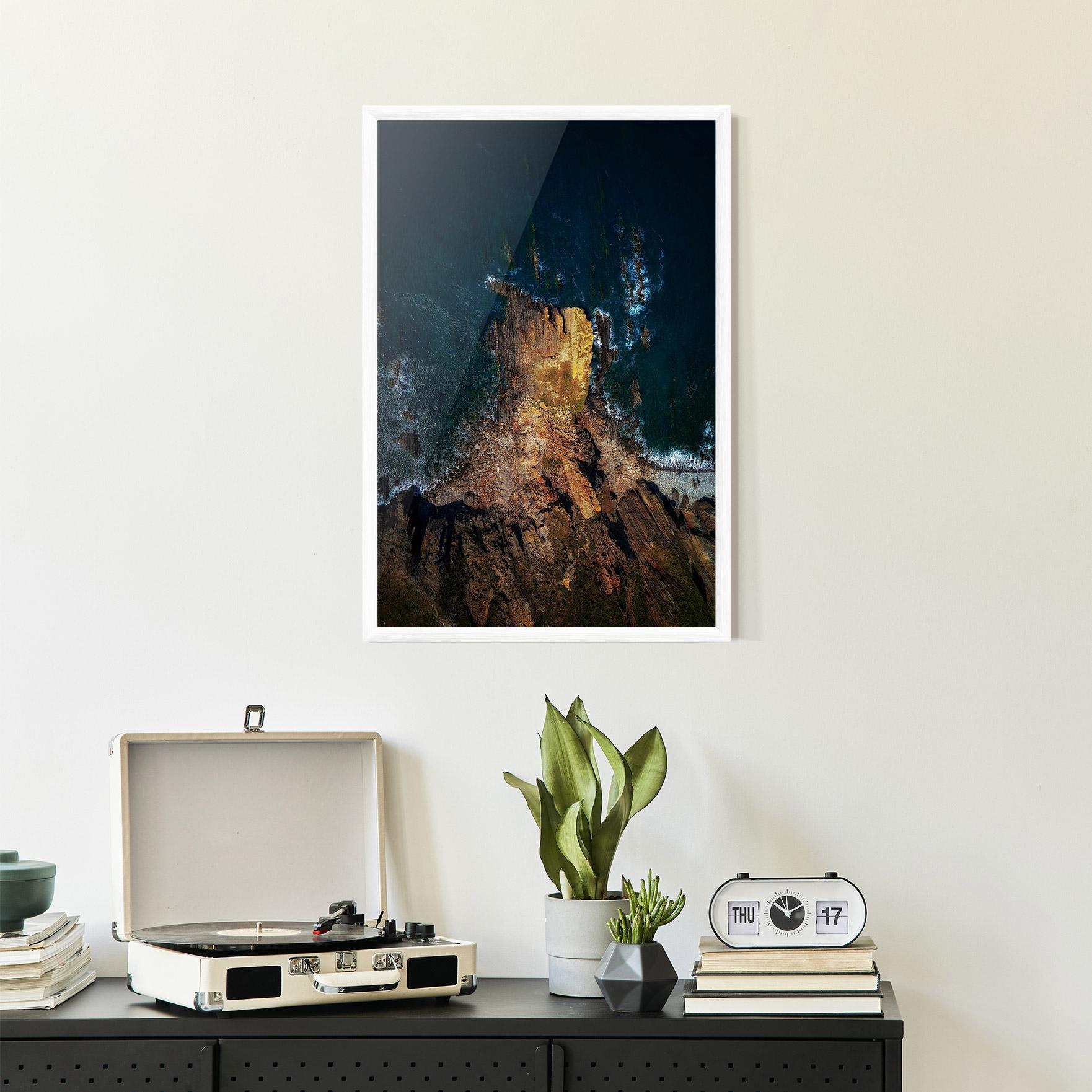 Plakat w Ramie Rocks And Water mockup 2
