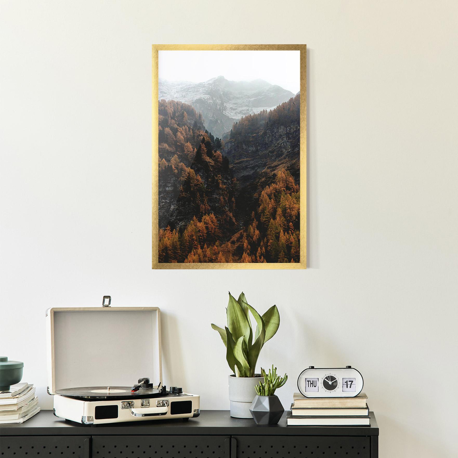Plakat w Ramie Autumn Mountain mockup 2