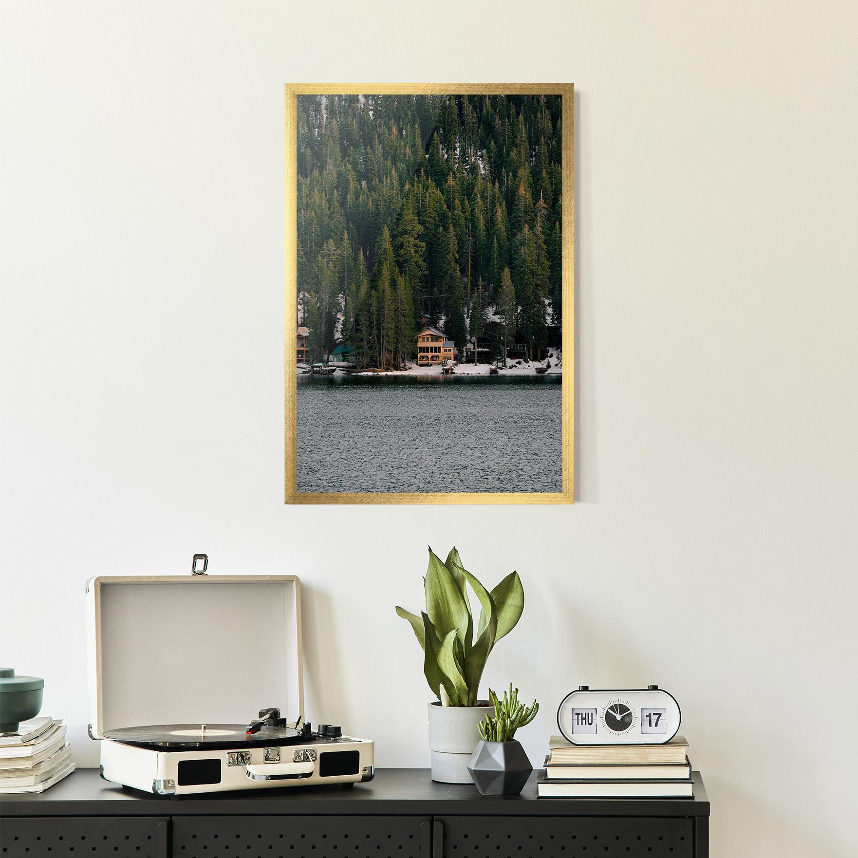 Plakat w Ramie Peacefull Place mockup 2