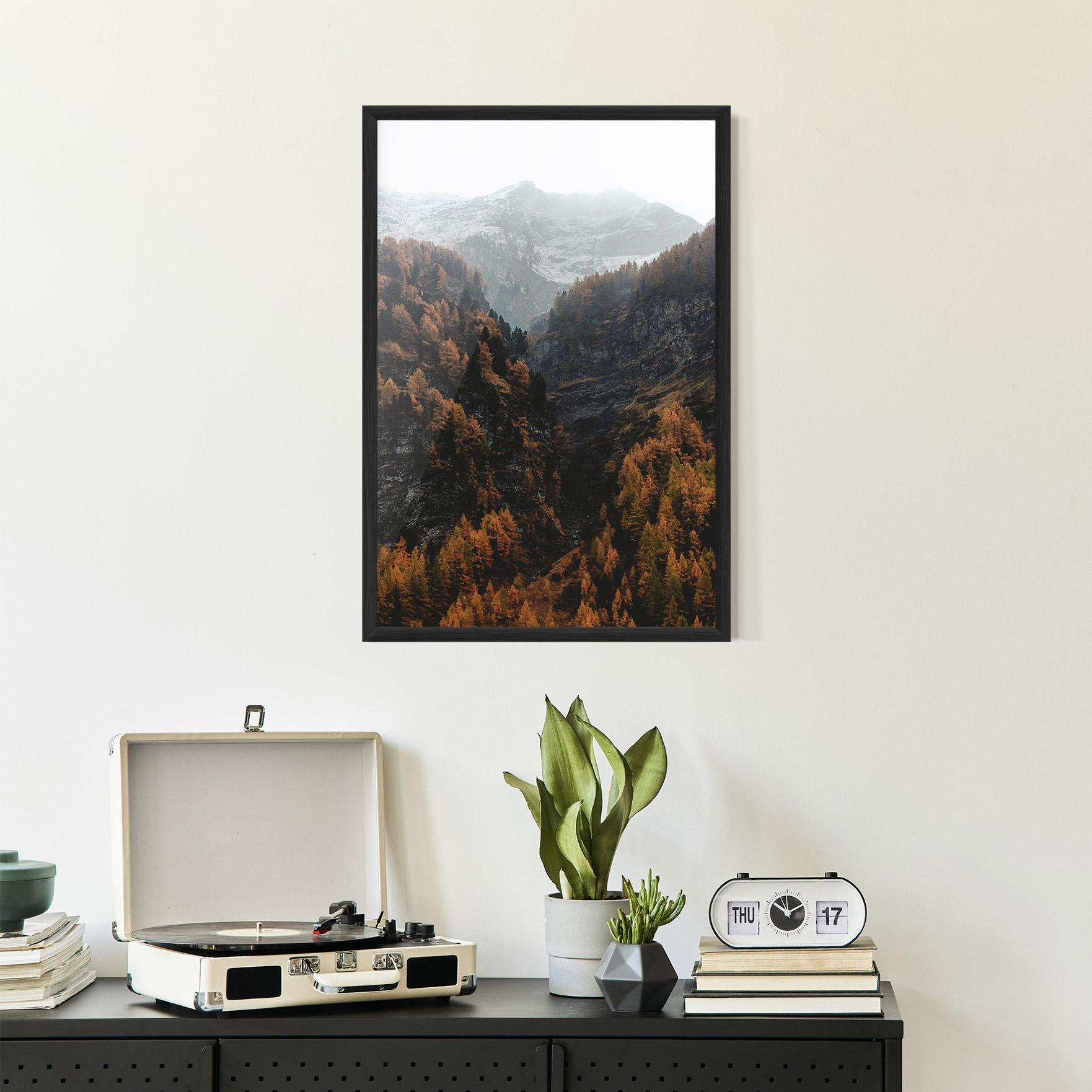 Plakat w Ramie Autumn Mountain mockup 2