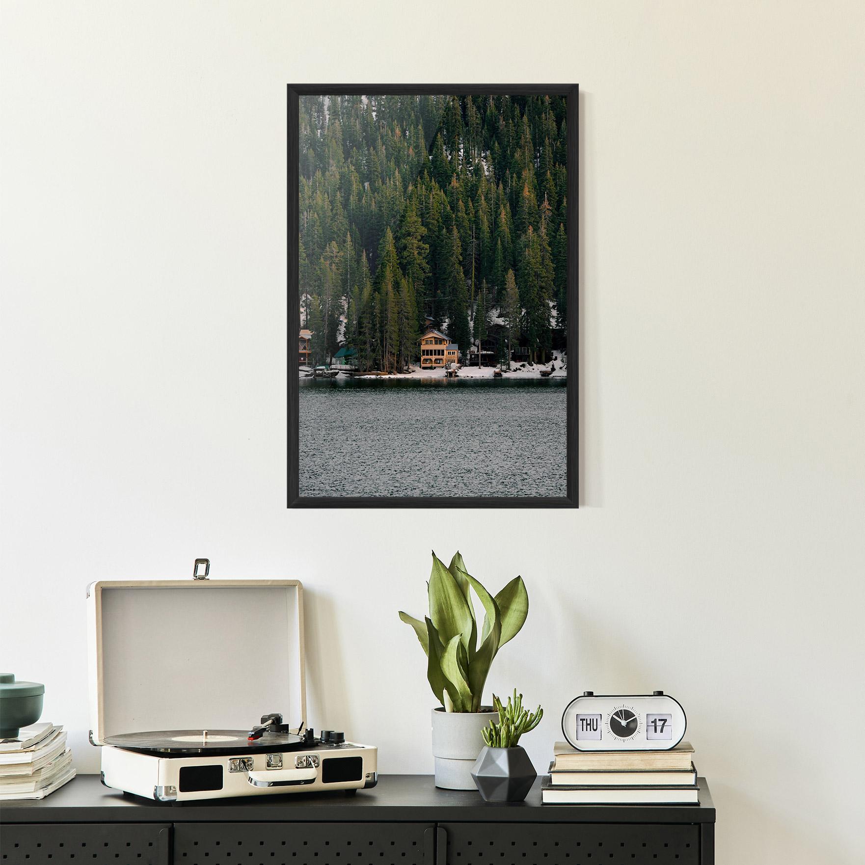 Plakat w Ramie Peacefull Place mockup 2