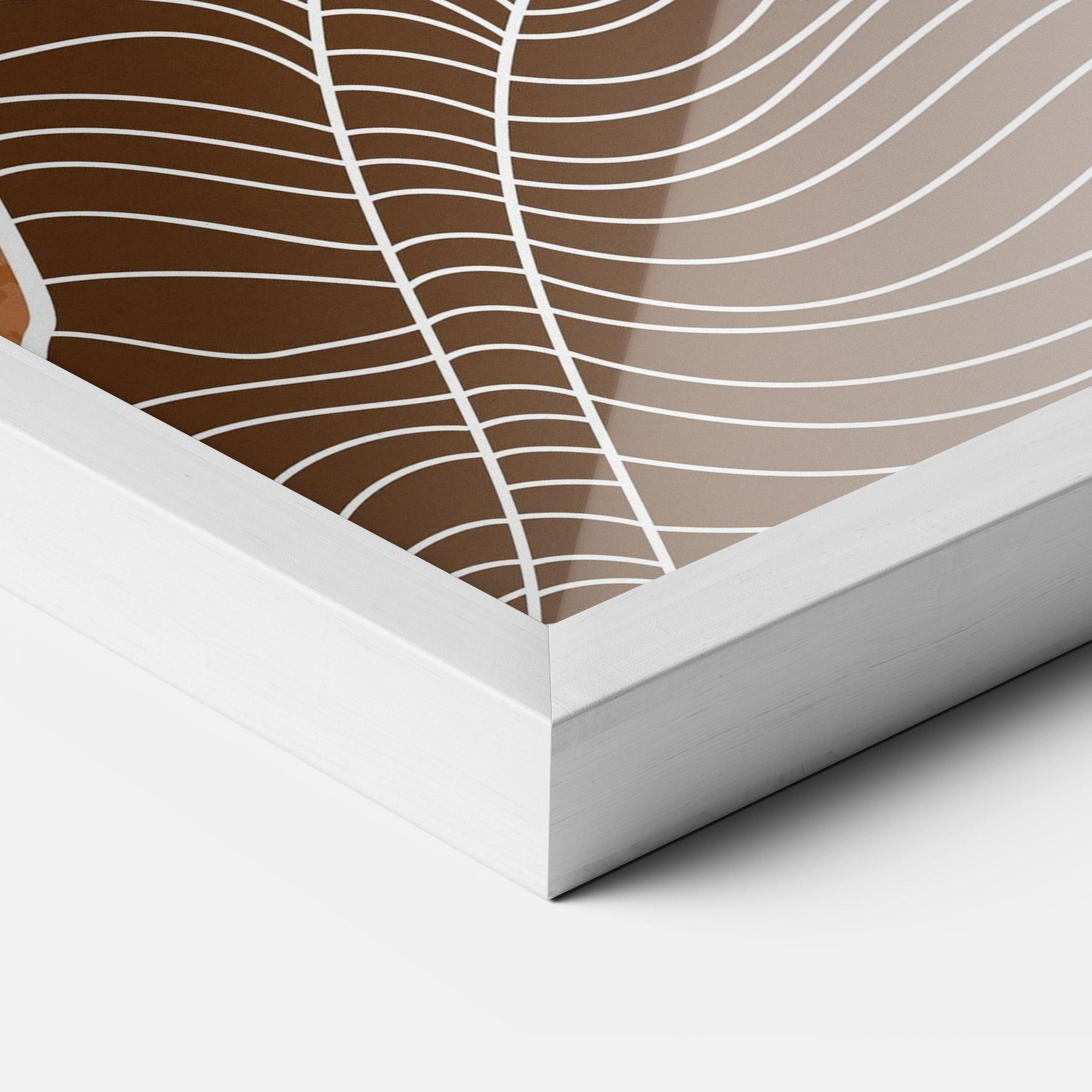 Plakat w Ramie Orange Mountain mockup 3