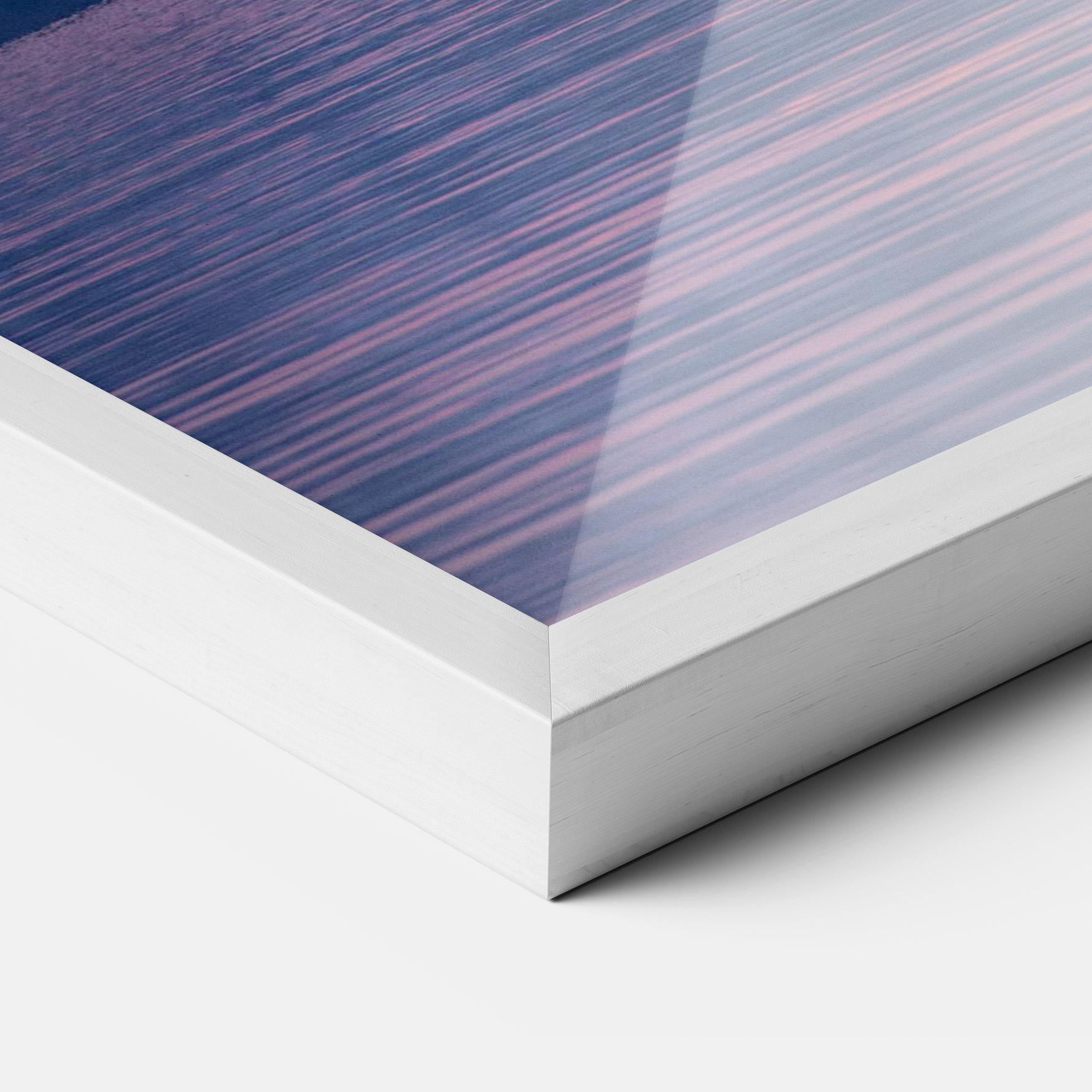 Plakat w Ramie Purple Snowy View mockup 3