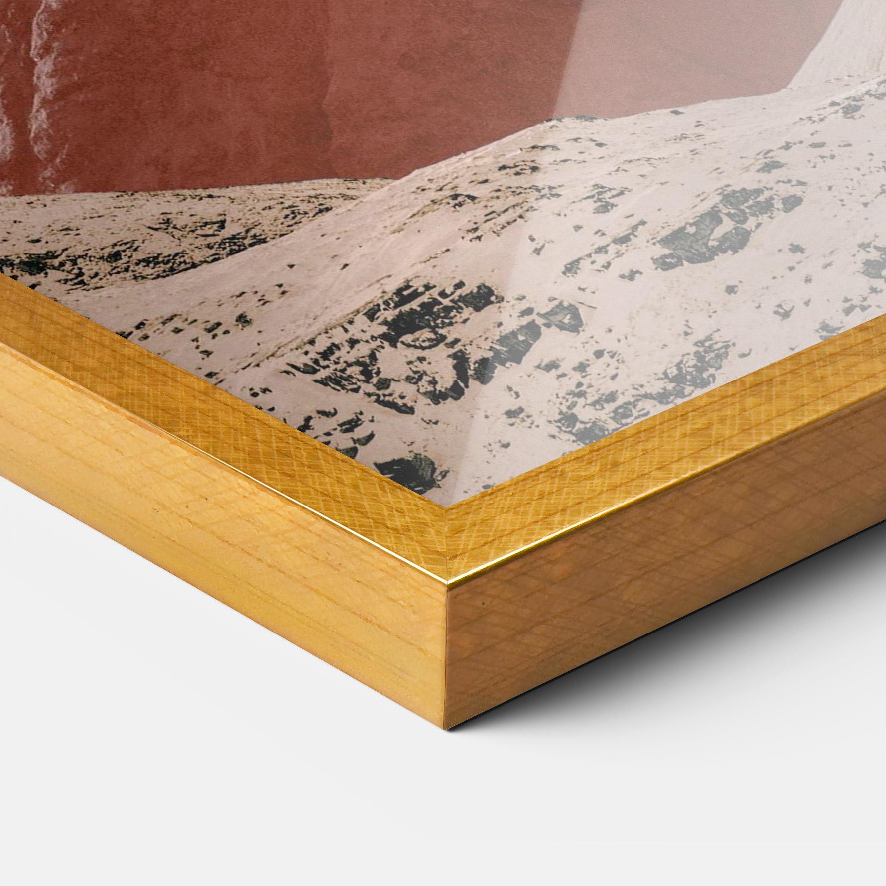 Plakat w Ramie Moon Mountain Art mockup 3