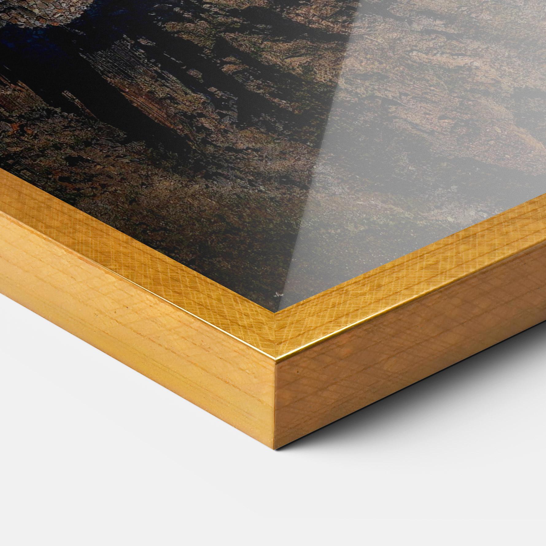 Plakat w Ramie Rocks And Water mockup 3