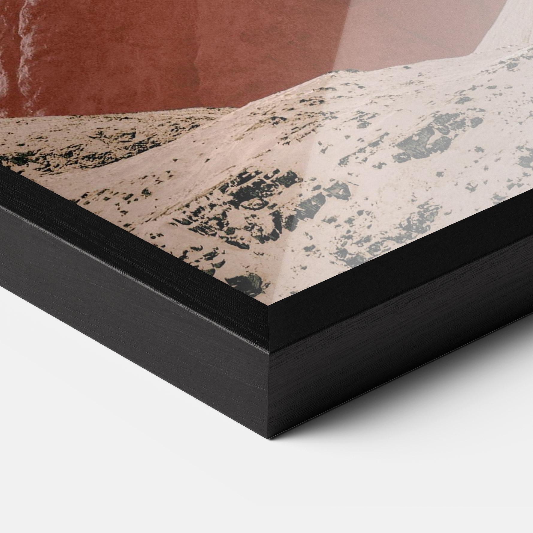 Plakat w Ramie Moon Mountain Art mockup 3