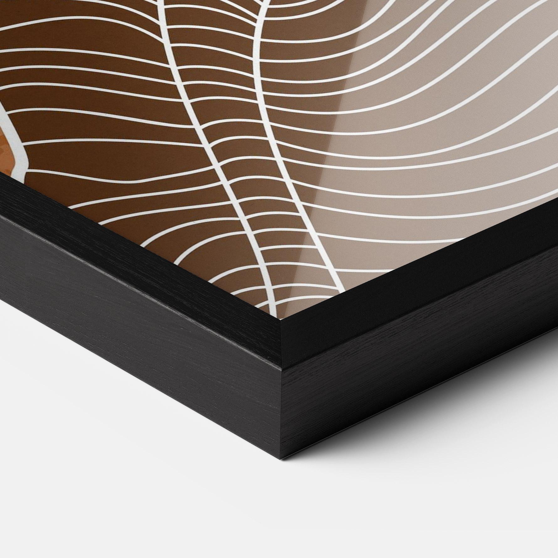 Plakat w Ramie Orange Mountain mockup 3