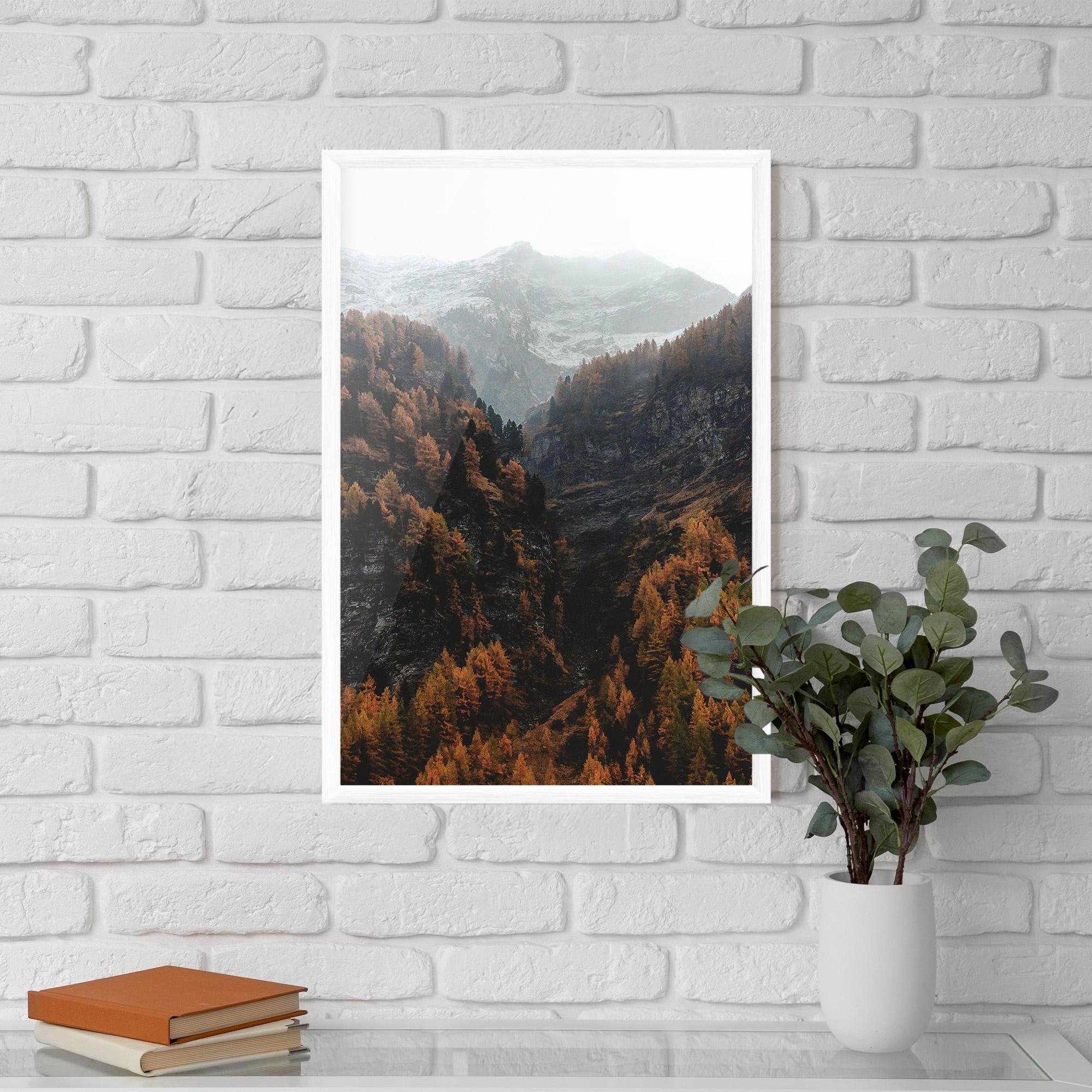 Plakat w Ramie Autumn Mountain mockup 5