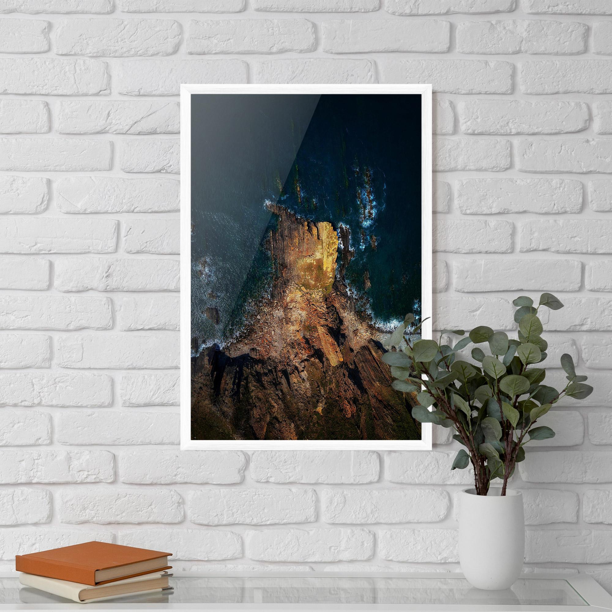 Plakat w Ramie Rocks And Water mockup 5