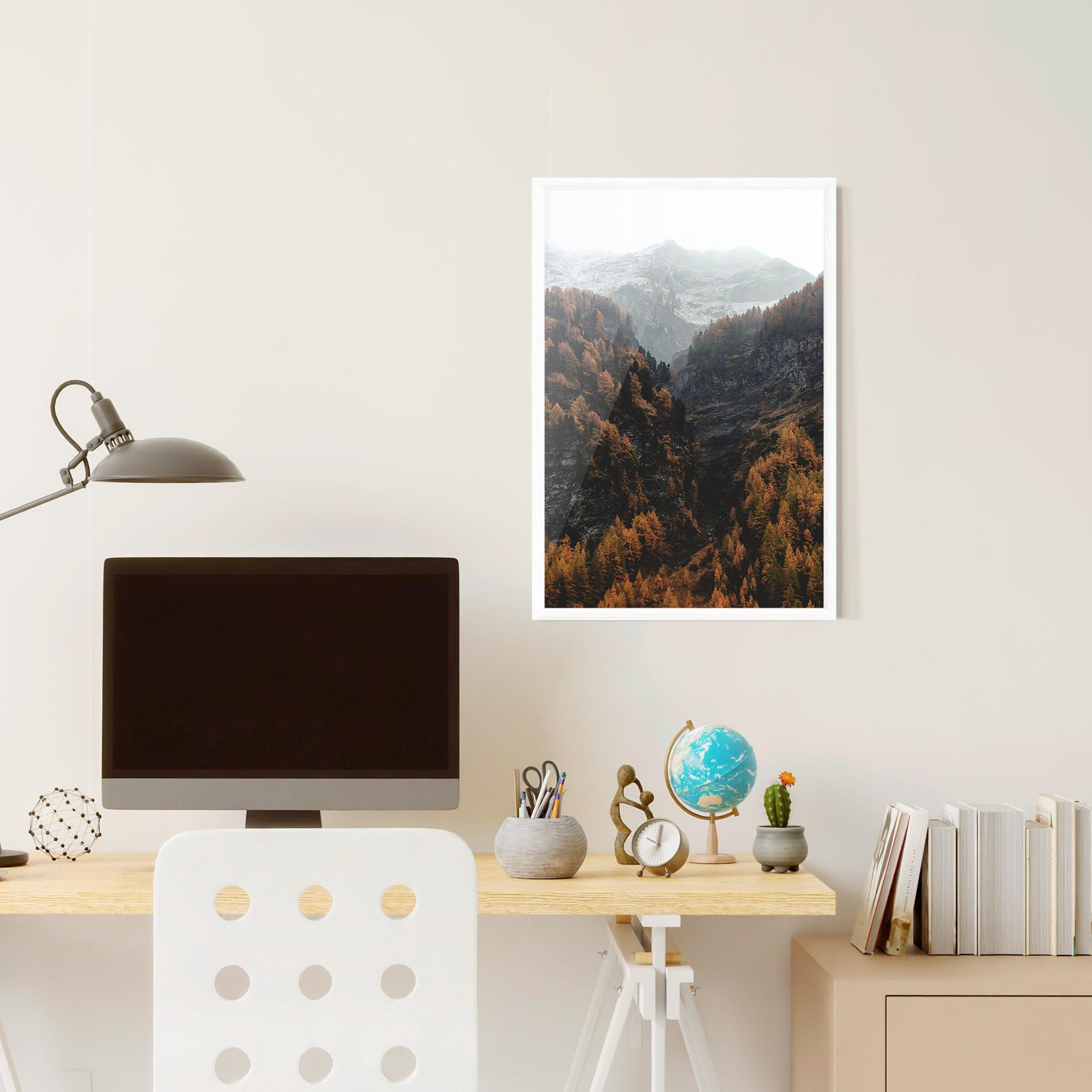 Plakat w Ramie Autumn Mountain mockup 6