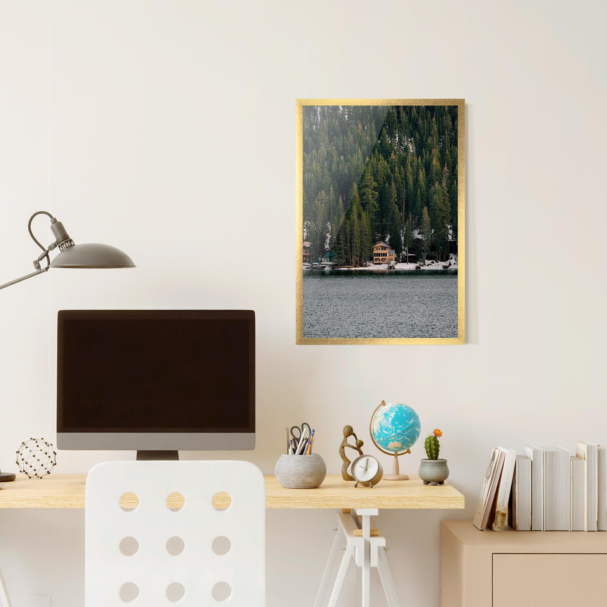 Plakat w Ramie Peacefull Place mockup 6