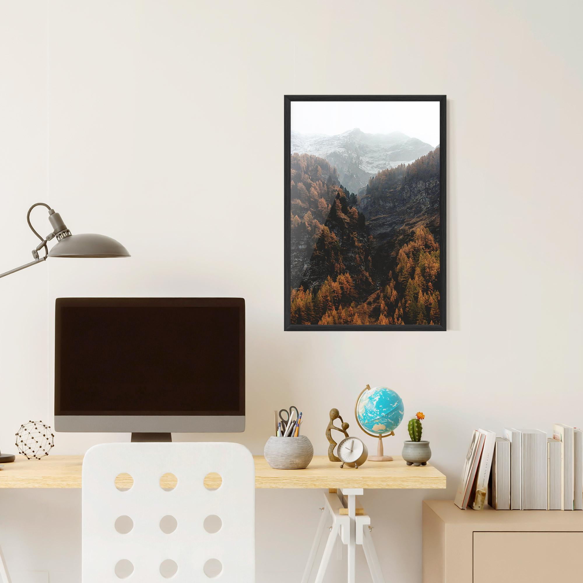 Plakat w Ramie Autumn Mountain mockup 6