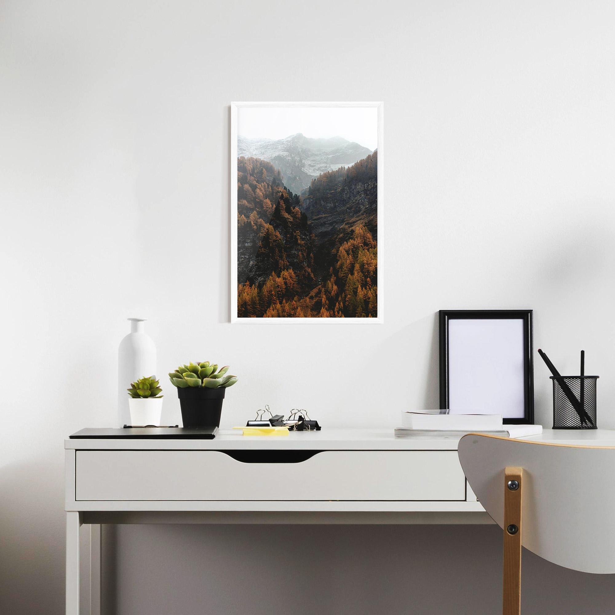 Plakat w Ramie Autumn Mountain mockup 7