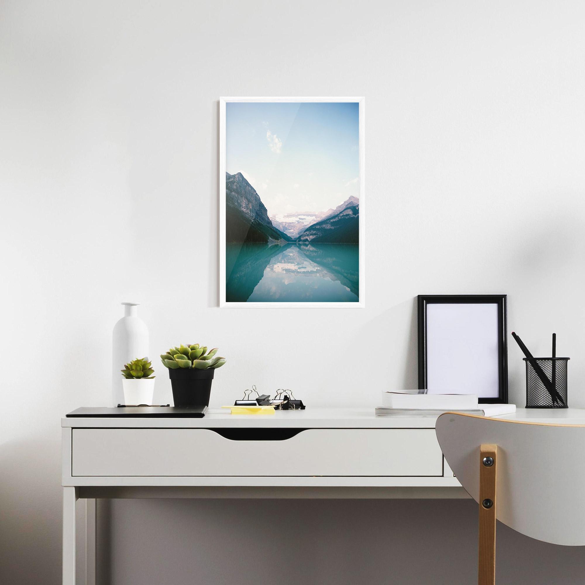 Plakat w Ramie Mountain Valley mockup 7