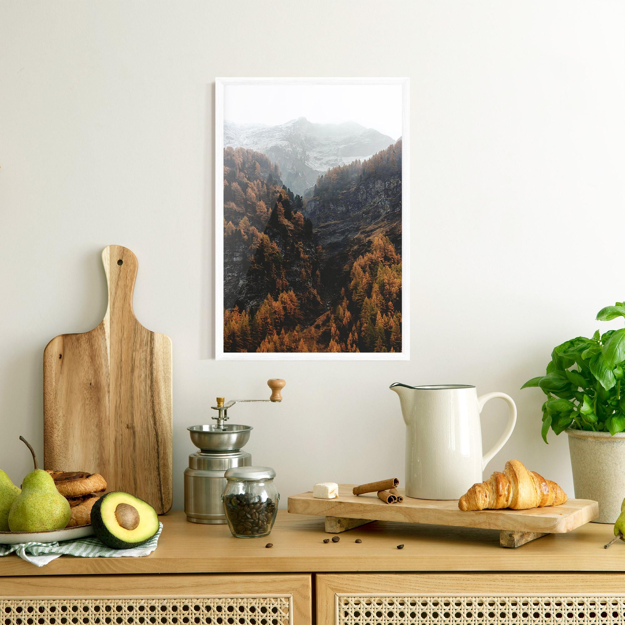 Plakat w Ramie Autumn Mountain mockup 8