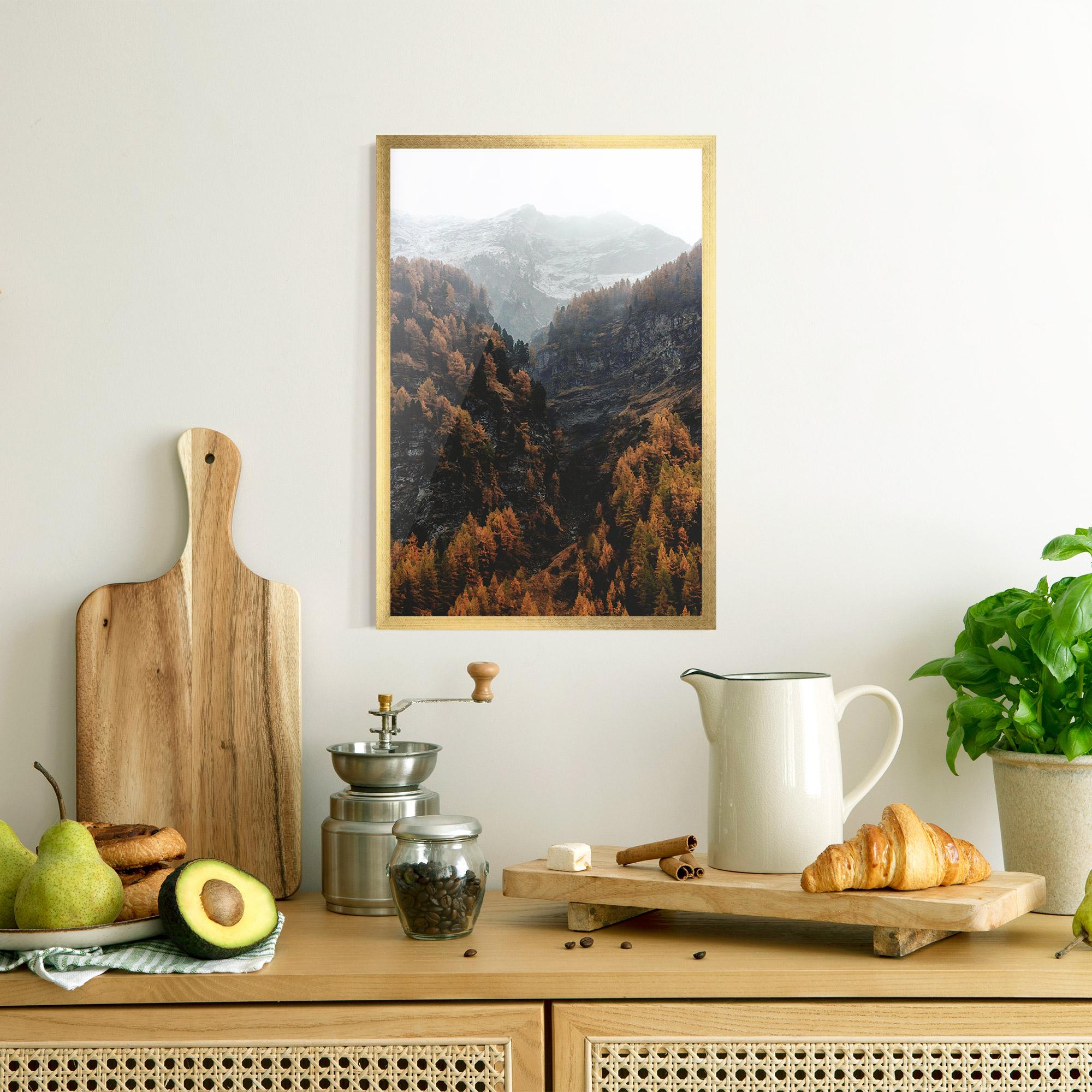 Plakat w Ramie Autumn Mountain mockup 8