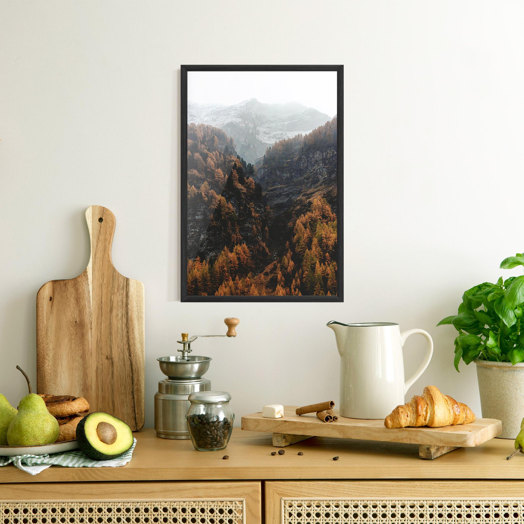 Plakat w Ramie Autumn Mountain mockup 8