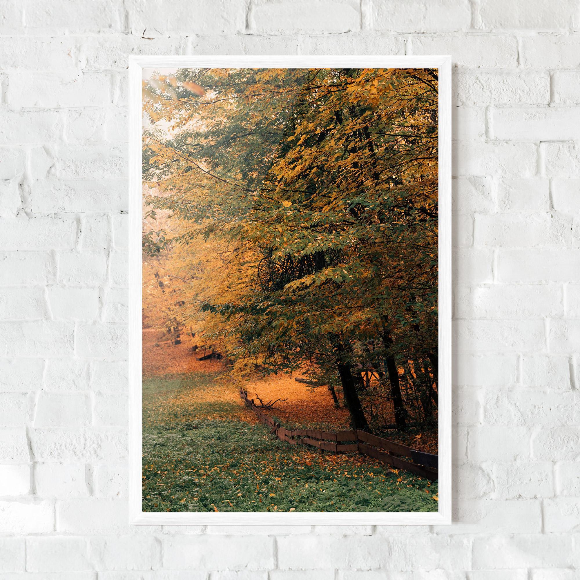Plakat w Ramie Autumn Forest mockup 0
