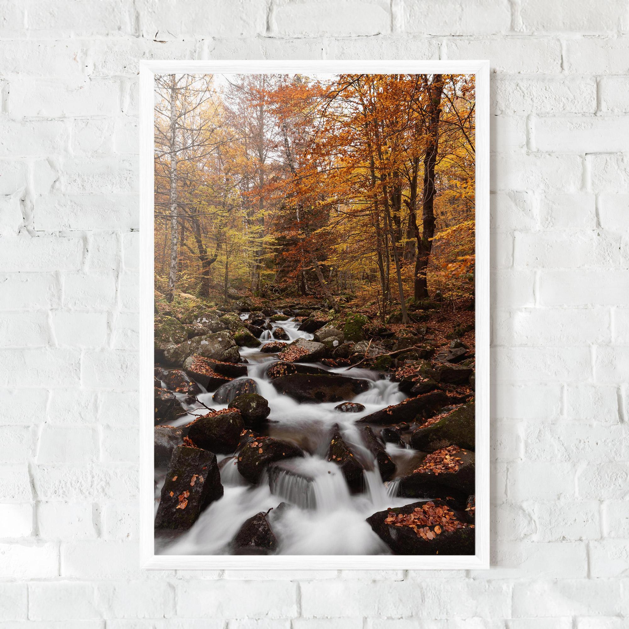 Plakat w Ramie River Forest View mockup 0