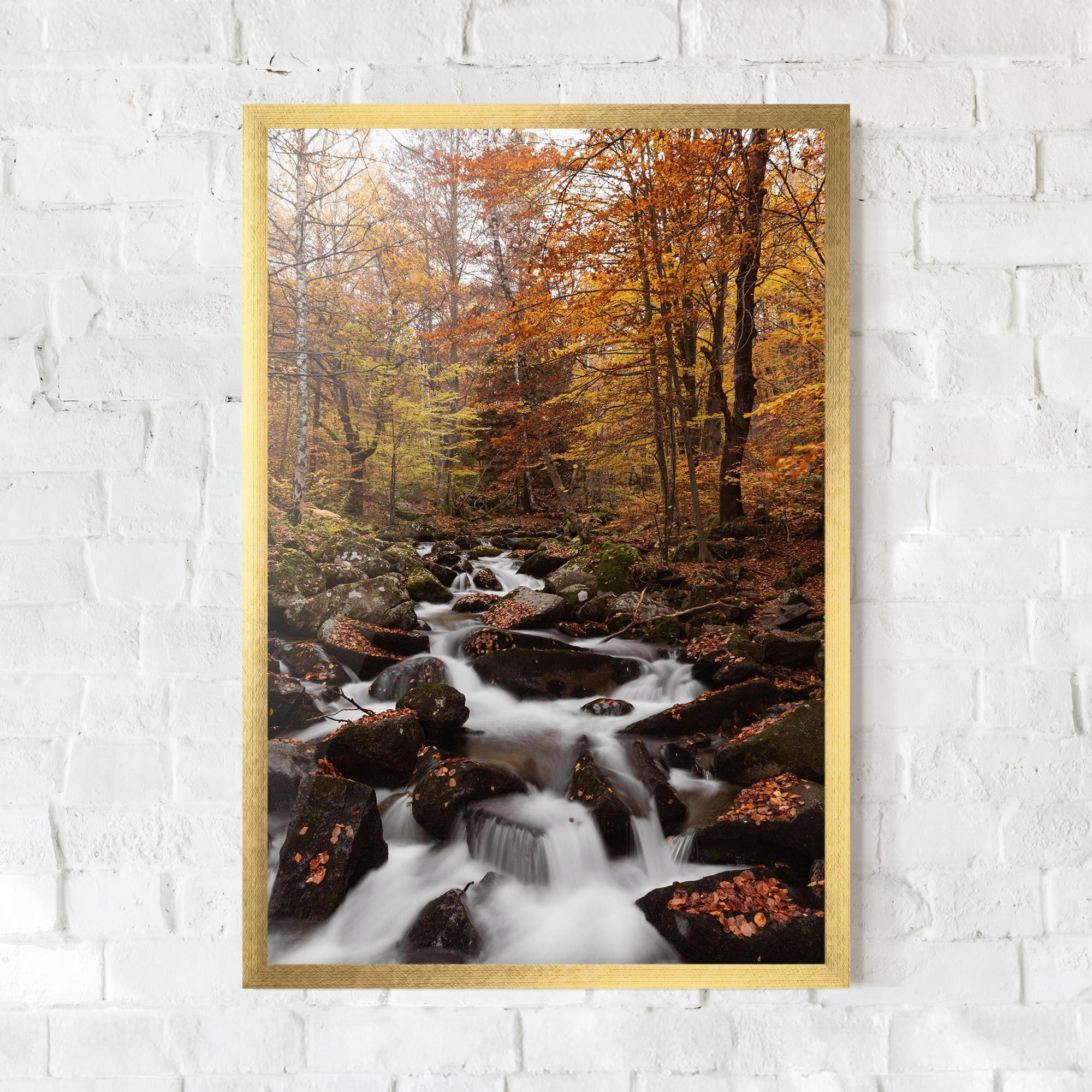 Plakat w Ramie River Forest View mockup 0