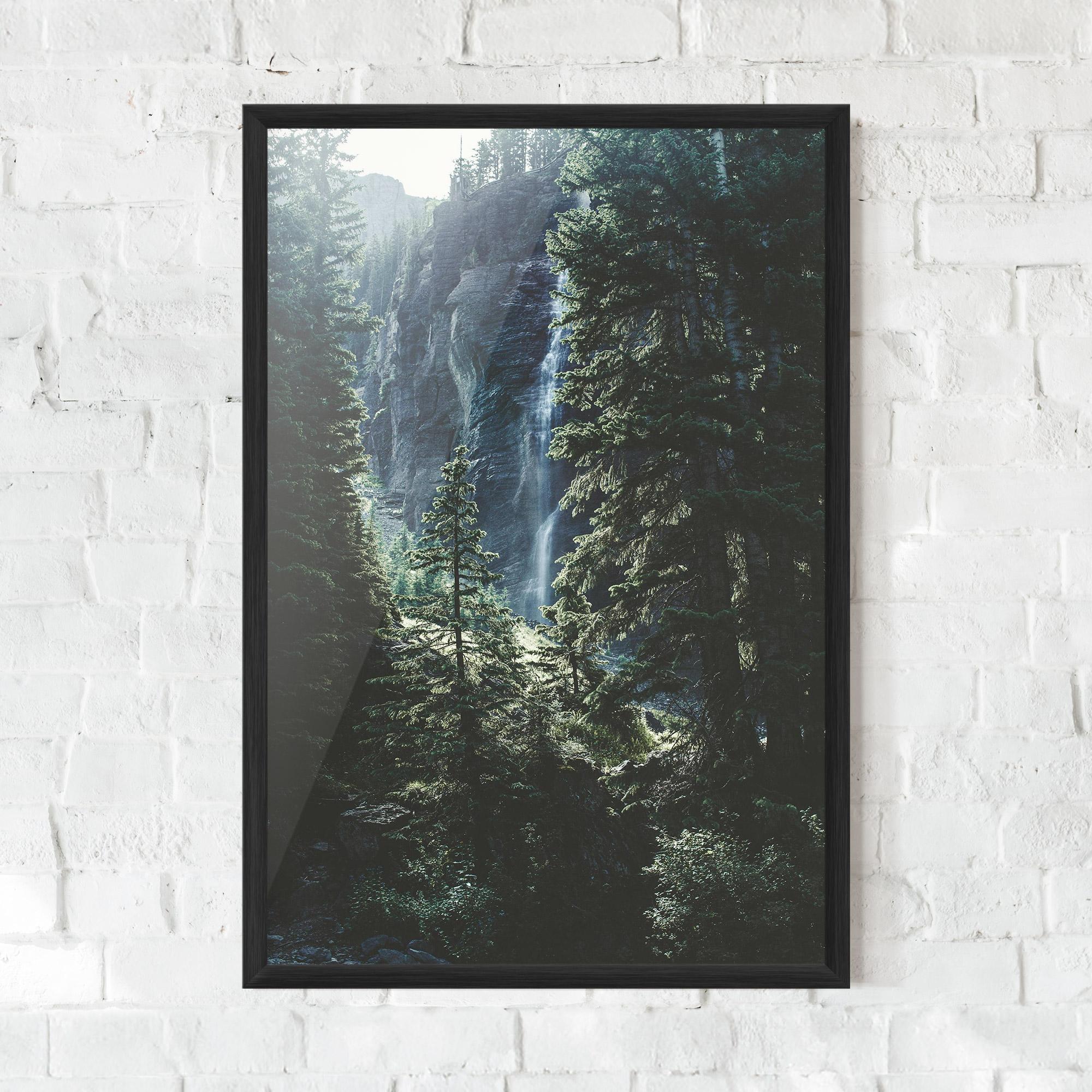 Plakat w Ramie Forest Vibes mockup 0