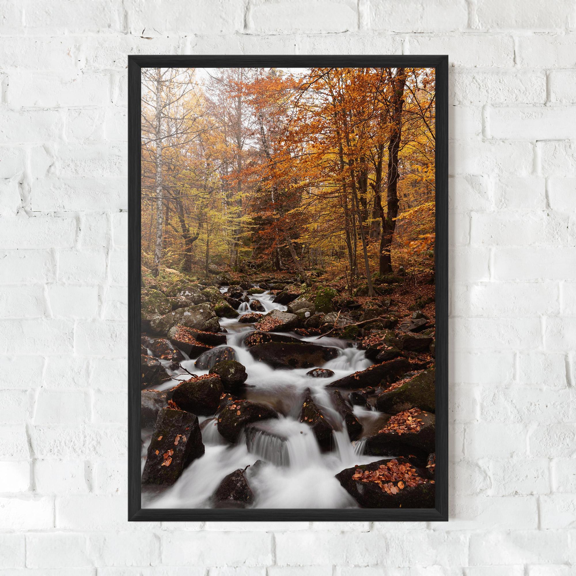 Plakat w Ramie River Forest View mockup 0