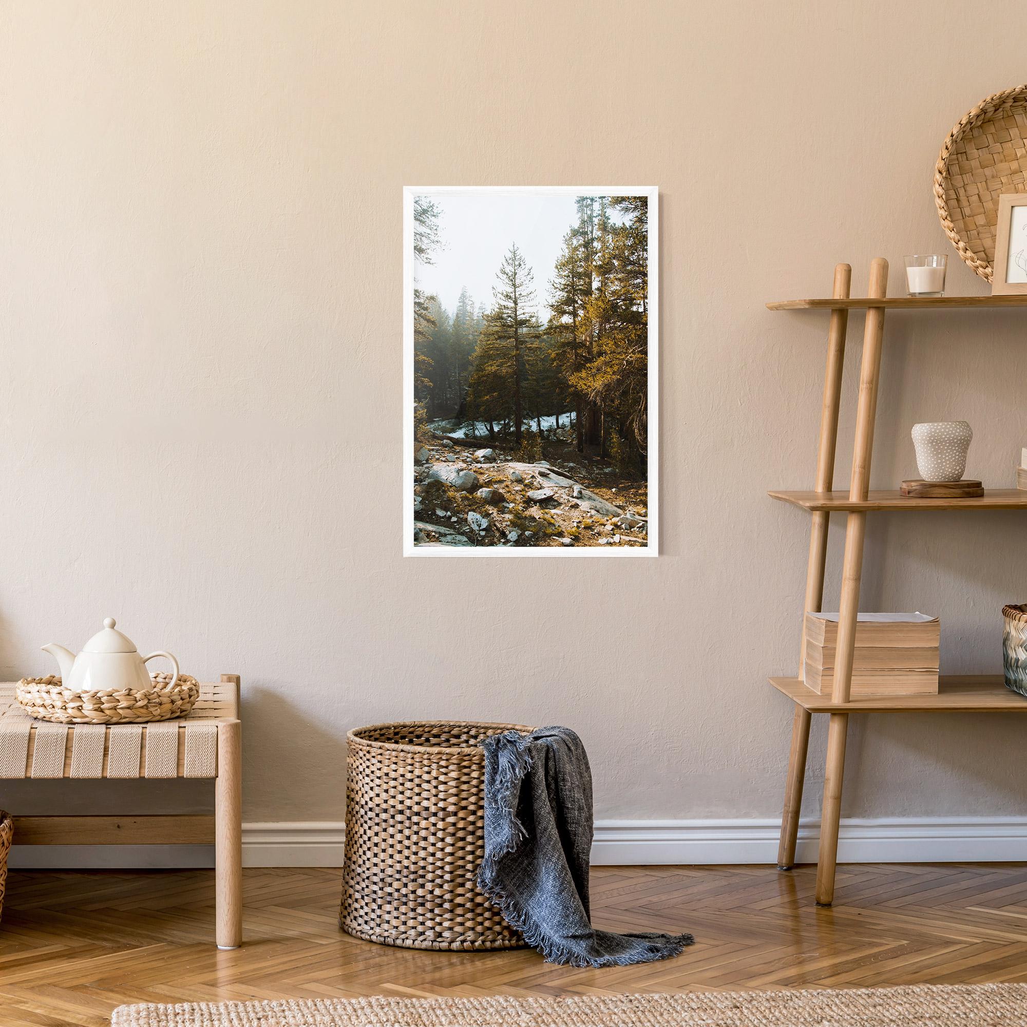 Plakat w Ramie Rock Forest View mockup 9