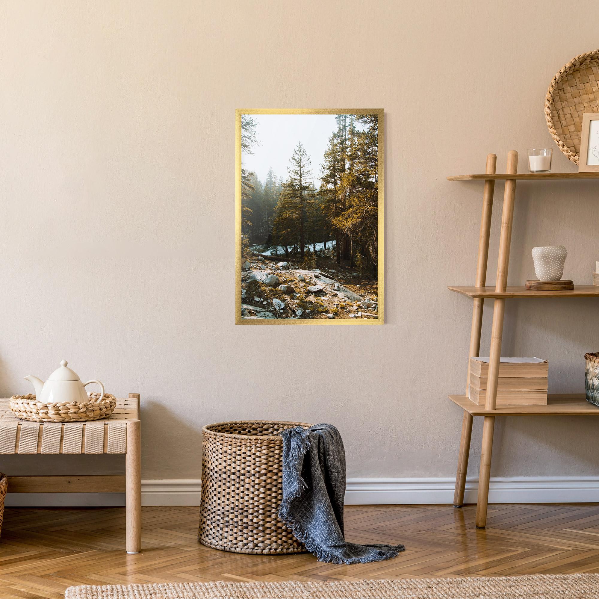 Plakat w Ramie Rock Forest View mockup 9