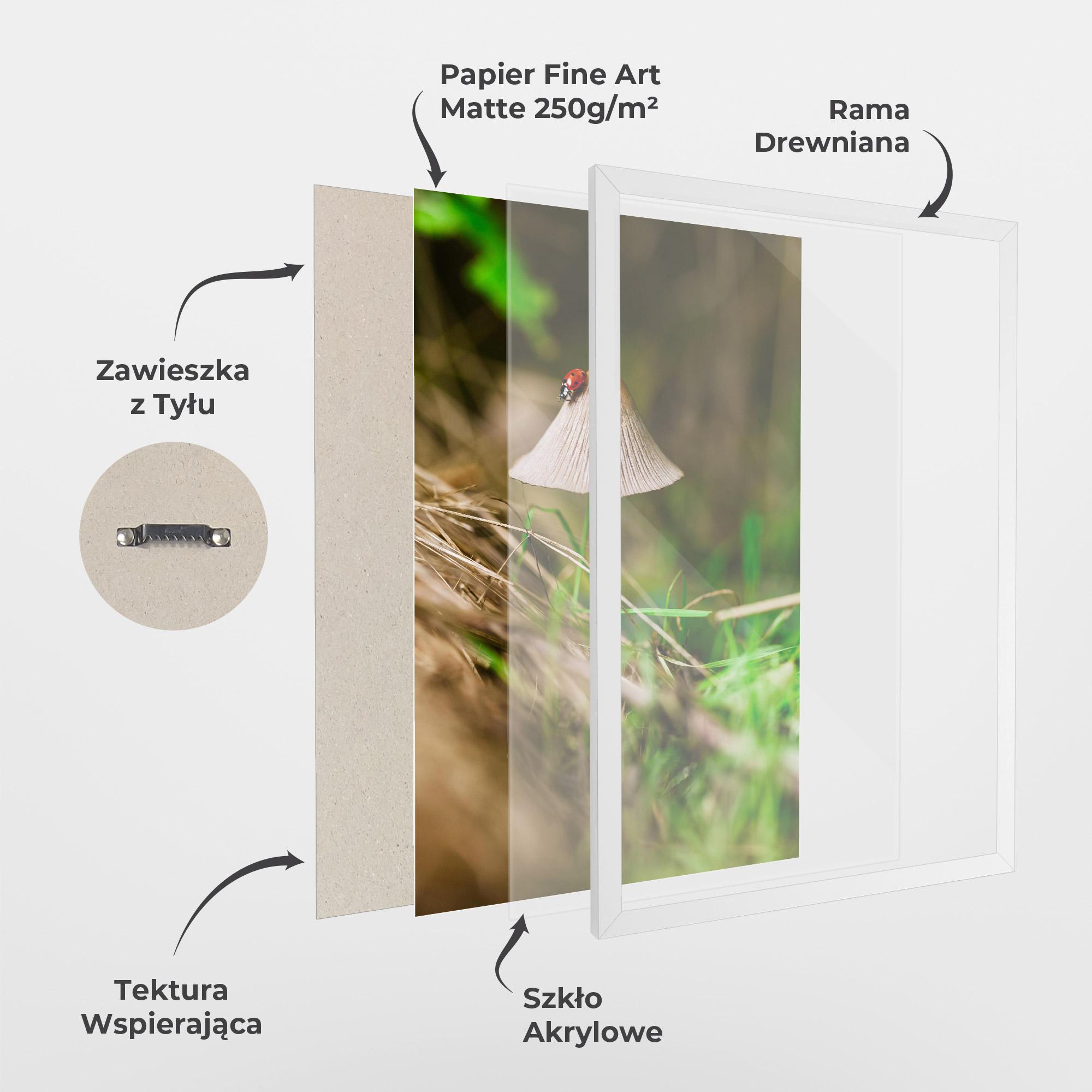 Plakat w Ramie Mushroom Forest mockup 1