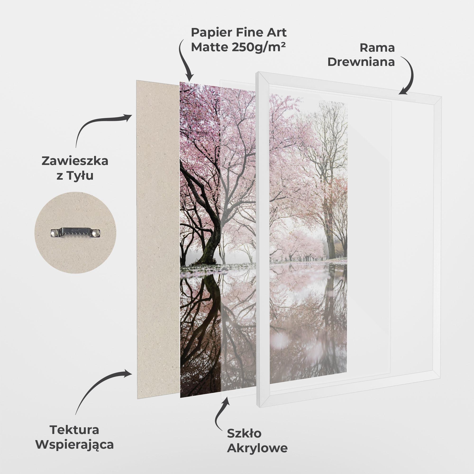 Plakat w Ramie Rainy Days mockup 1