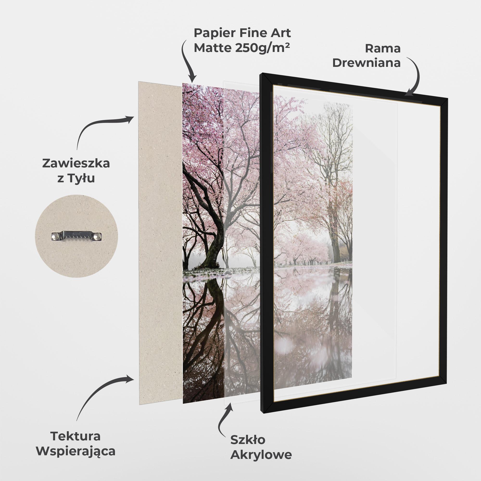 Plakat w Ramie Rainy Days mockup 1