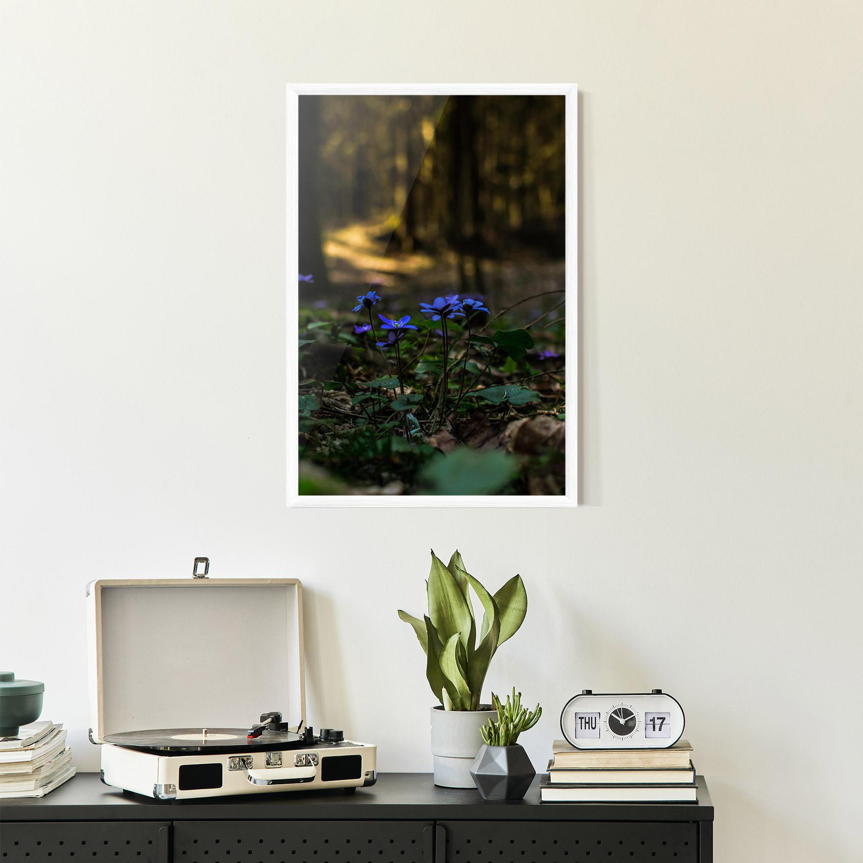 Plakat w Ramie Purple Flower Forest mockup 2