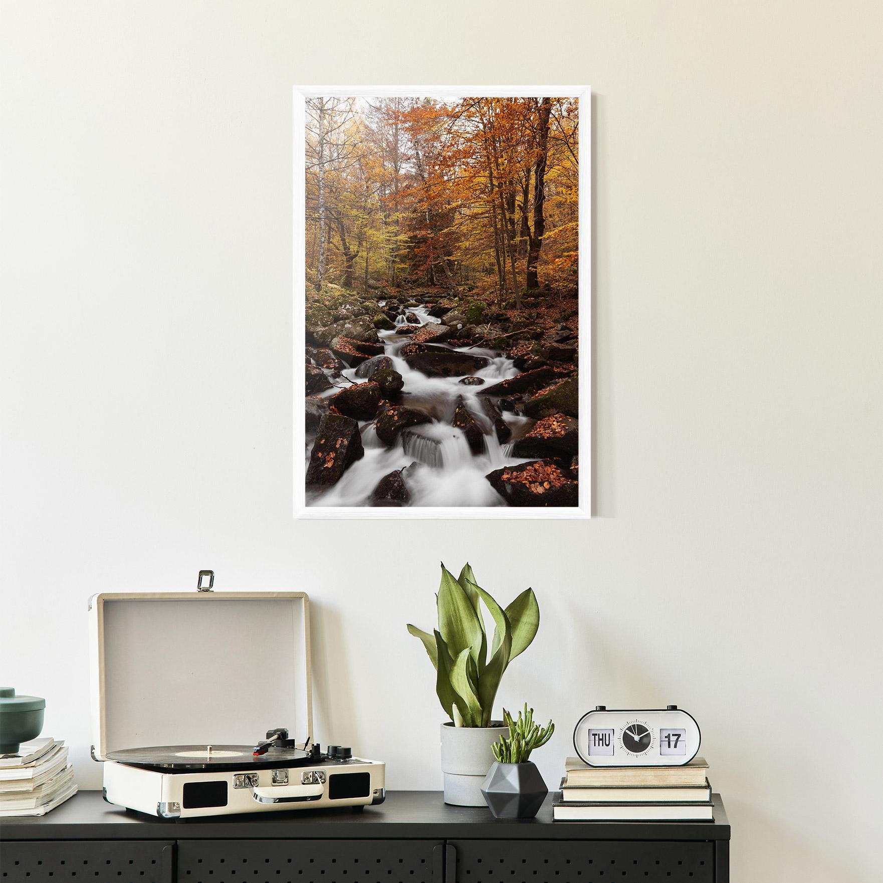 Plakat w Ramie River Forest View mockup 2