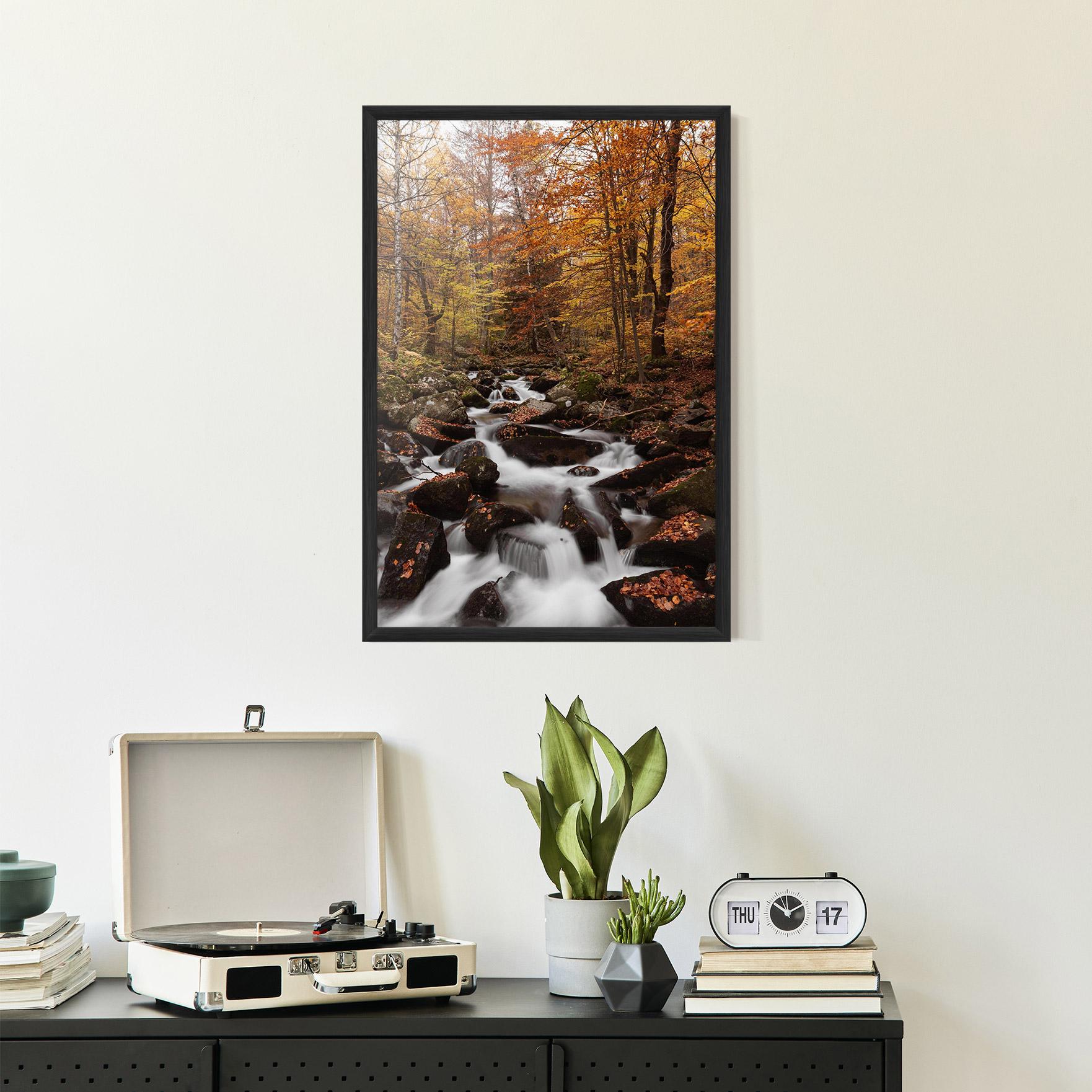 Plakat w Ramie River Forest View mockup 2