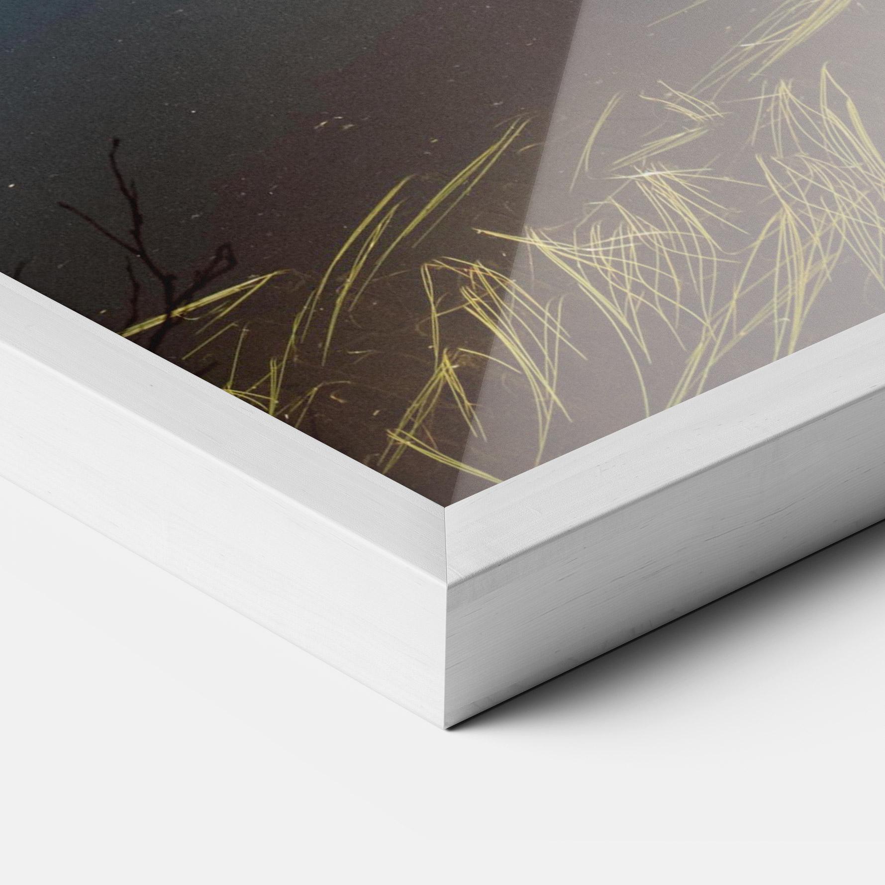 Plakat w Ramie Big Lake Mountain mockup 3